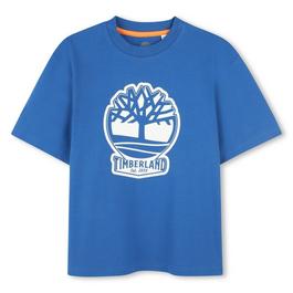 Timberland Logo Print T-Shirt Juniors