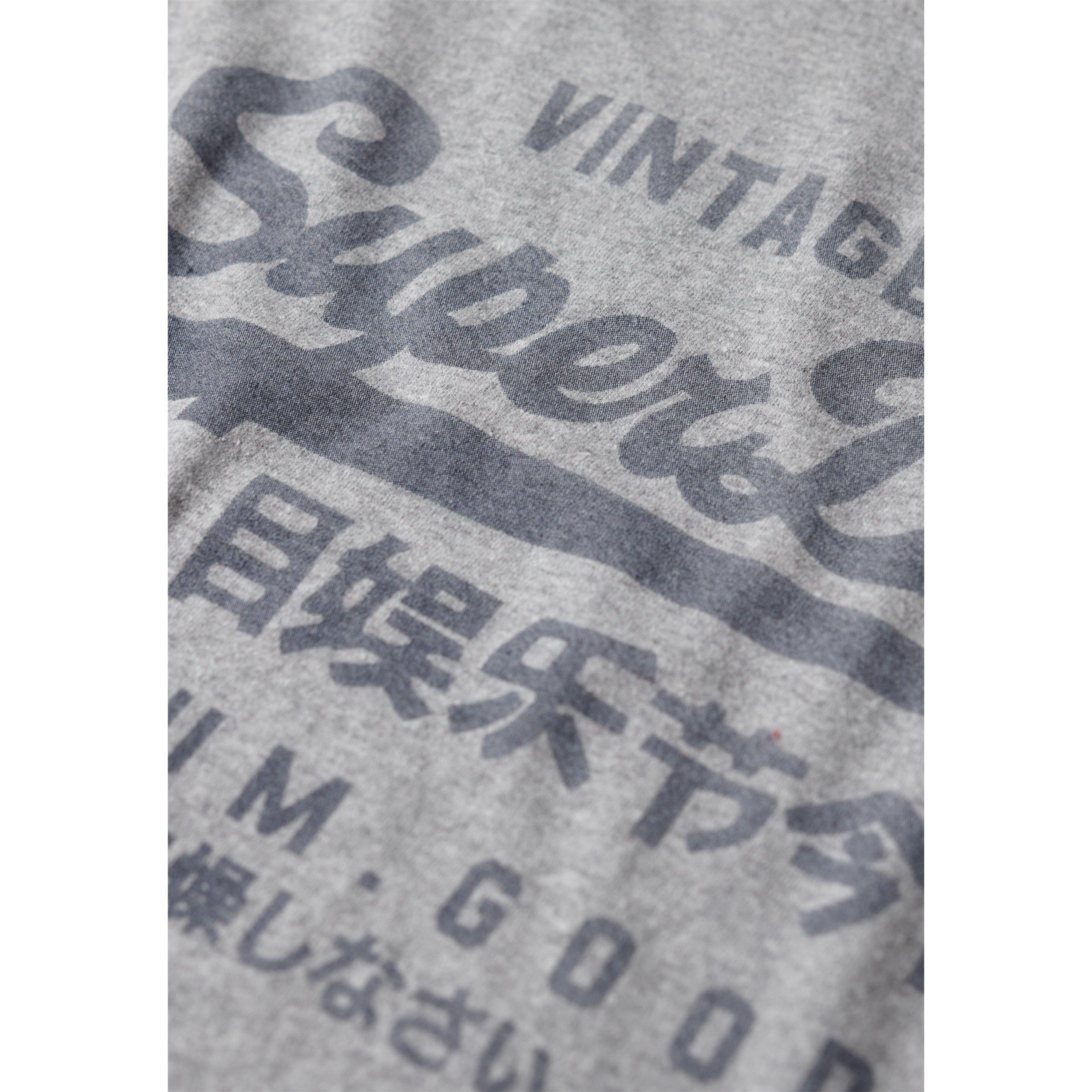 Asgrijs - Superdry - Men's Classic Heritage Regular Fit T-Shirt - 2