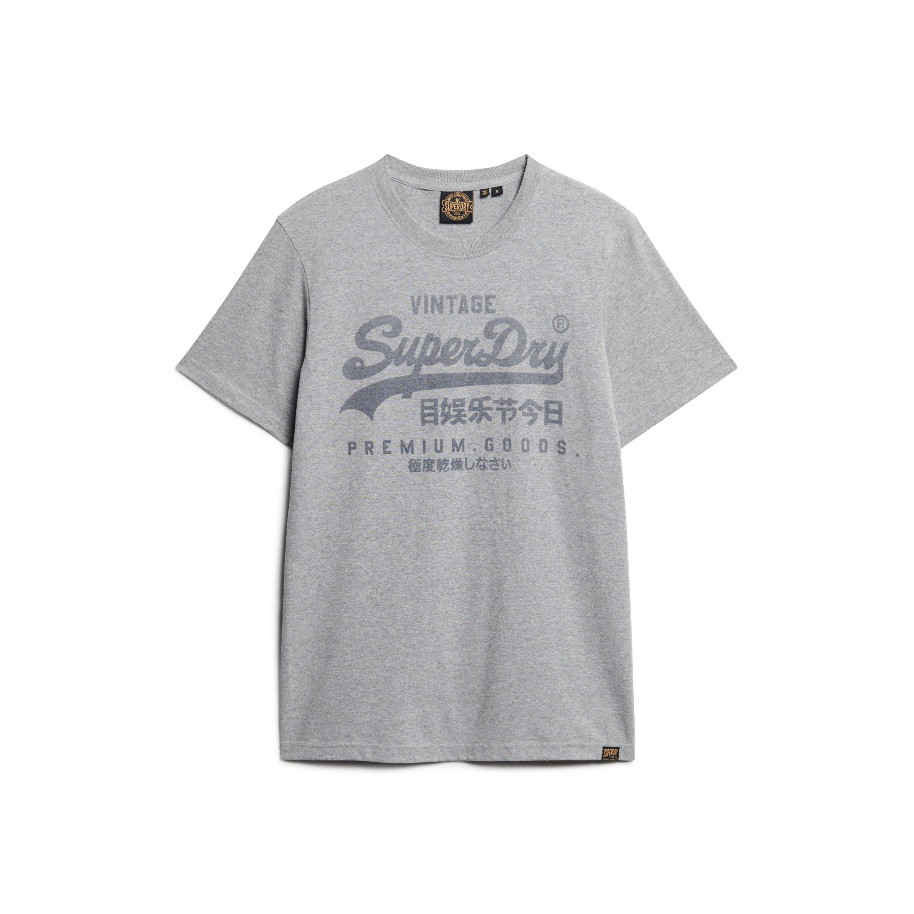 Asgrijs - Superdry - Men's Classic Heritage Regular Fit T-Shirt - 4