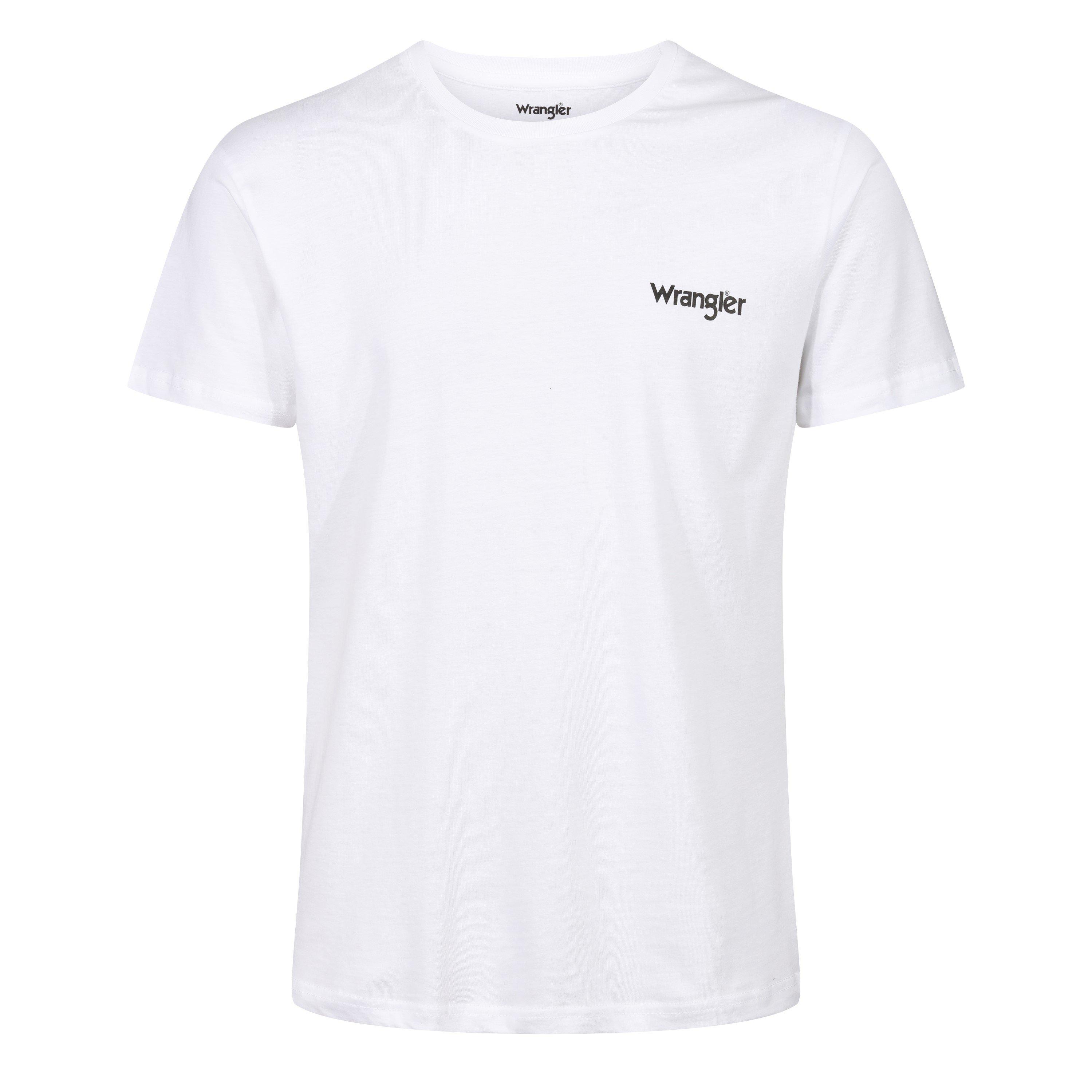 Schwarz/Weiß - Wrangler - Wrangler Mens 3pk T-Shirts FOSTER - 2