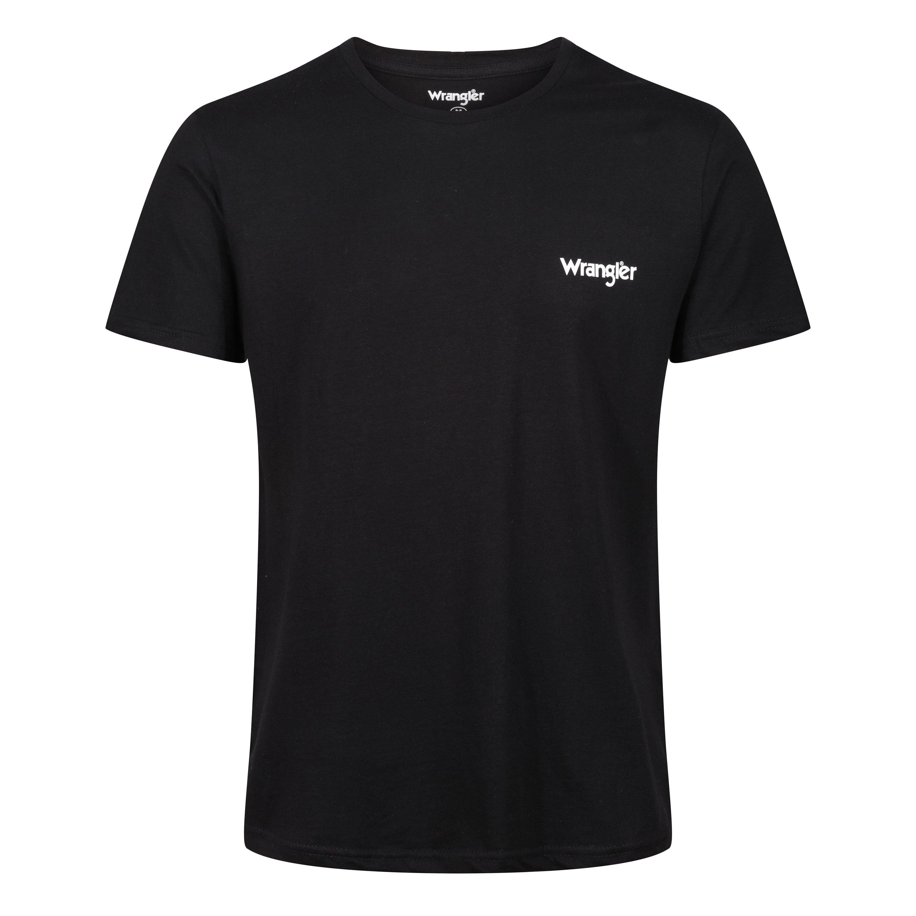 Schwarz/Weiß - Wrangler - Wrangler Mens 3pk T-Shirts FOSTER - 4