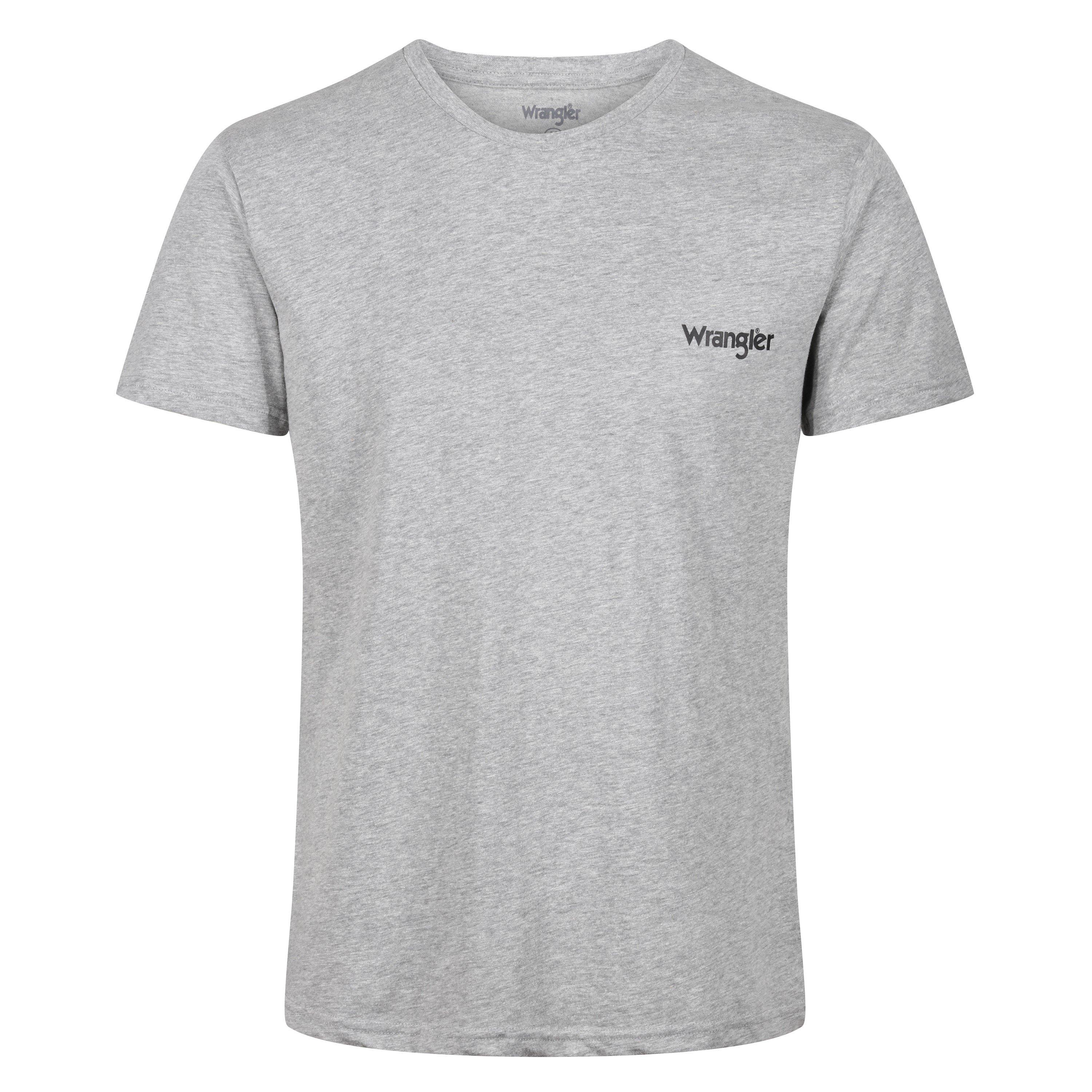 Schwarz/Weiß - Wrangler - Wrangler Mens 3pk T-Shirts FOSTER - 6