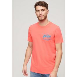 Superdry Neon Vintage Logo T Shirt