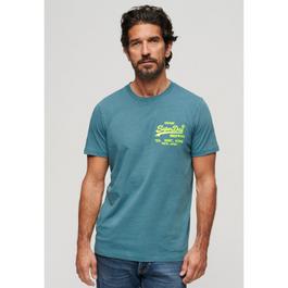 Superdry Neon Vintage Logo T Shirt