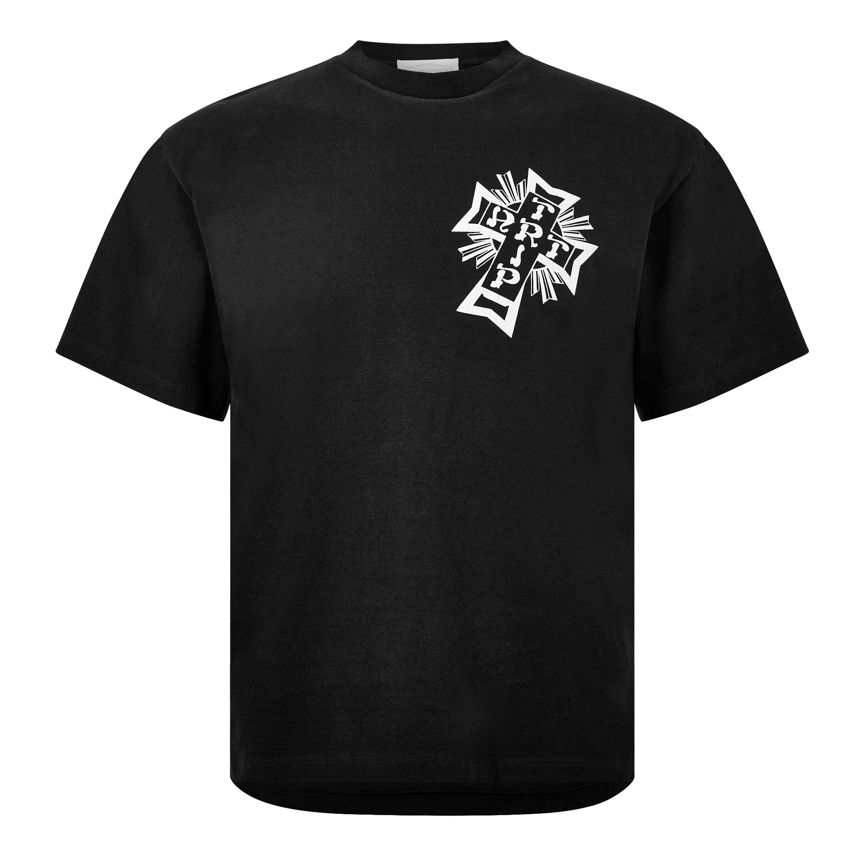 Yllw/Blk - Aries - Vintage Lords Of Art Trip Ss Tee - 5