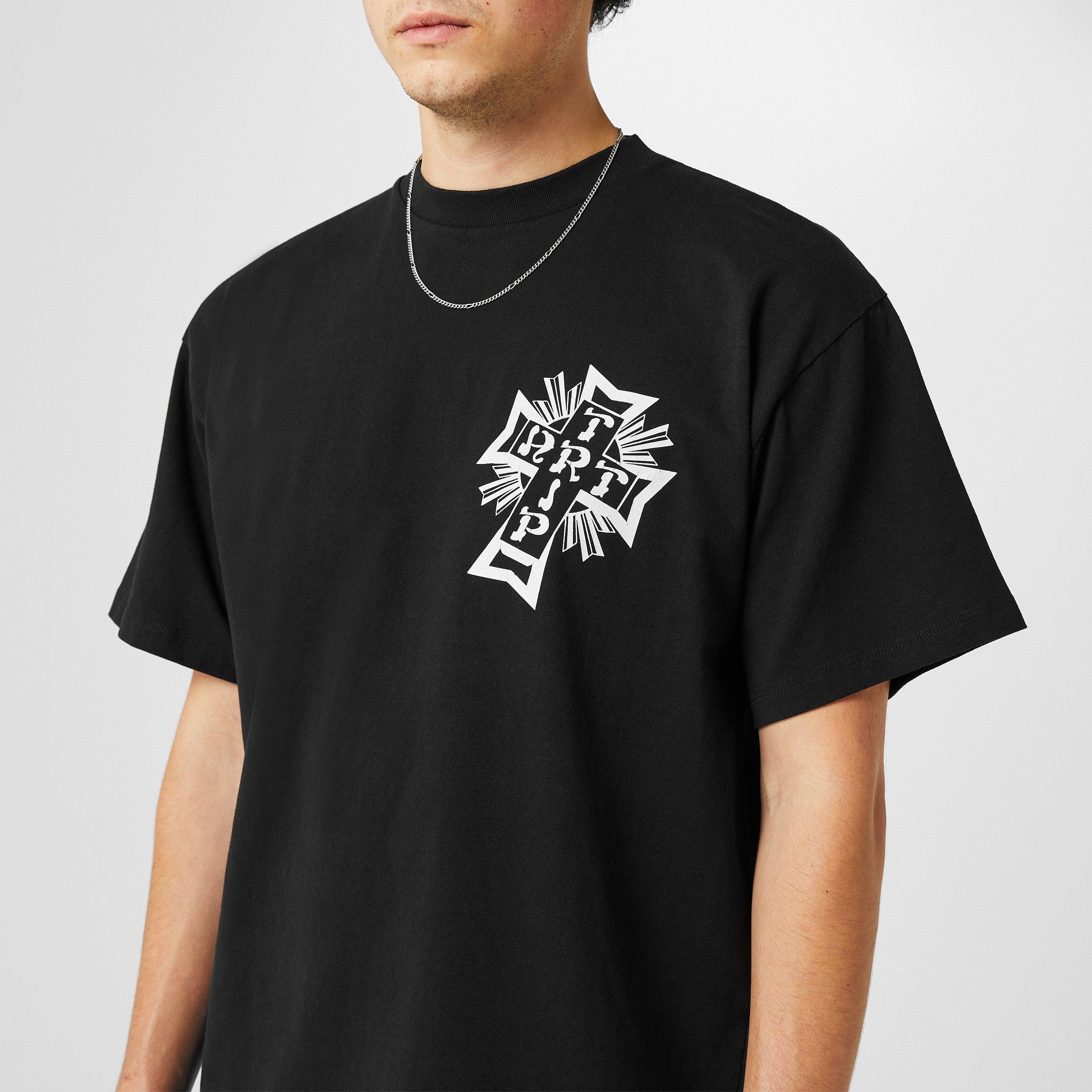 Yllw/Blk - Aries - Vintage Lords Of Art Trip Ss Tee - 3