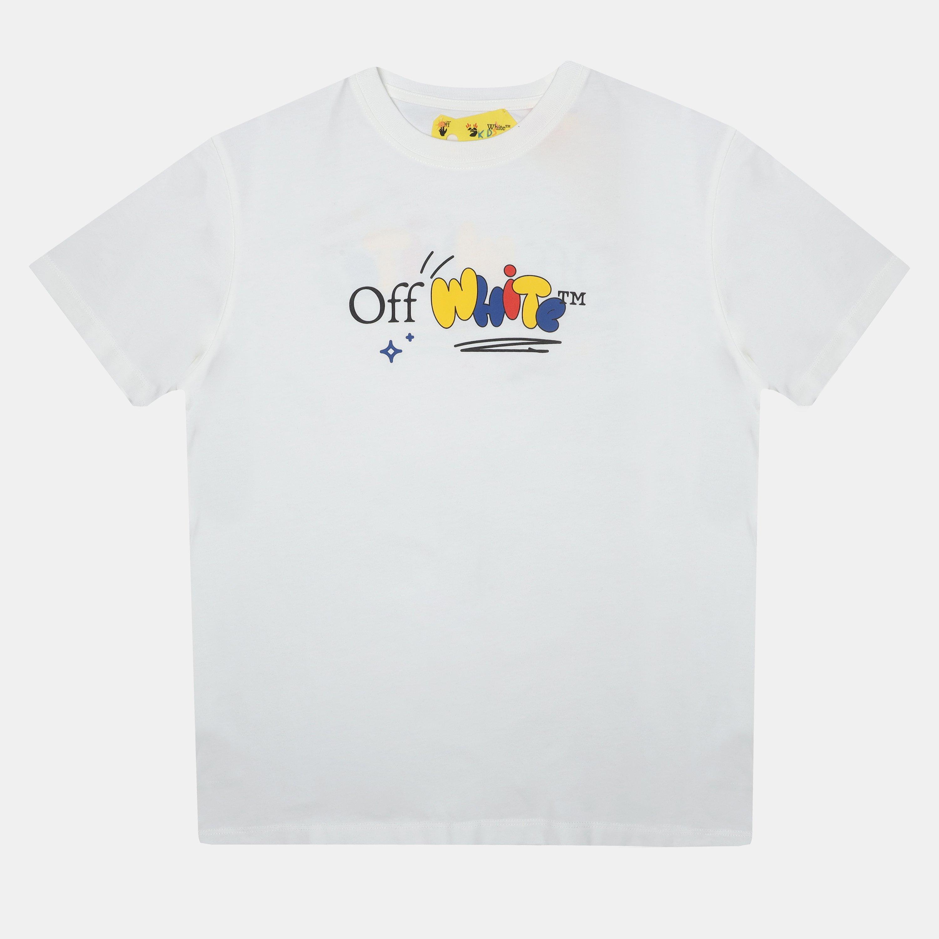 Hvid Sort - Off White - Off Funny Tee S/S Jn99 - 1