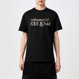 Alexander McQueen Foil Logo T Shirt