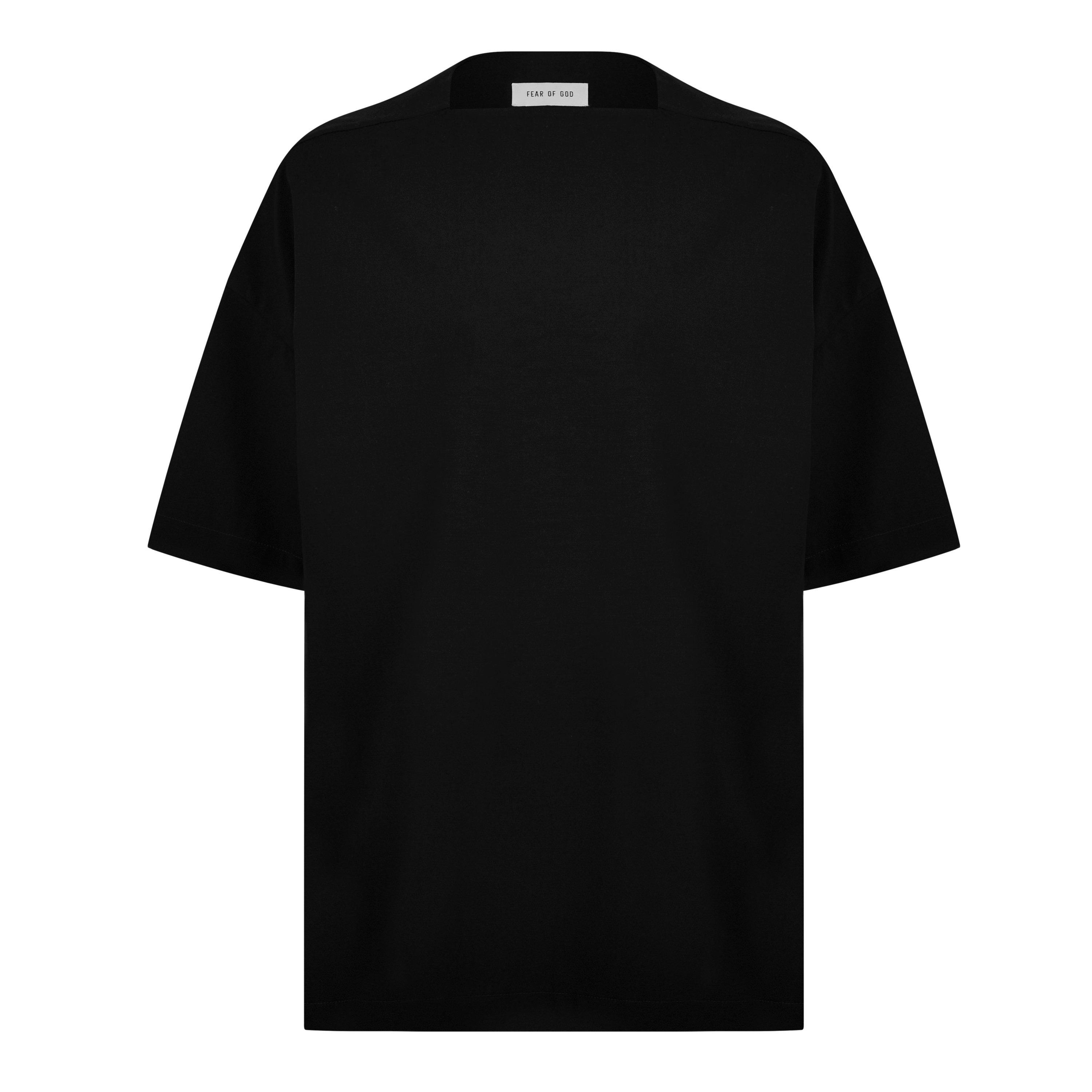 Black - Fear Of God - Straight T-Shirt - 5