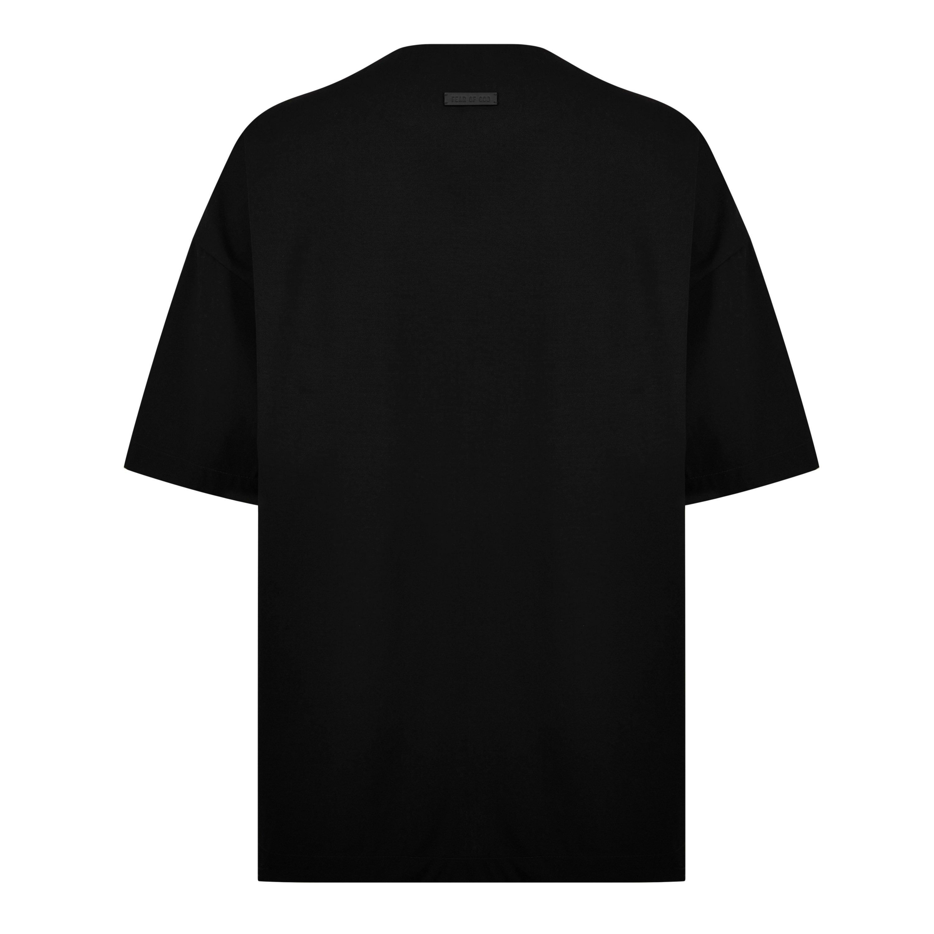 Black - Fear Of God - Straight T-Shirt - 6
