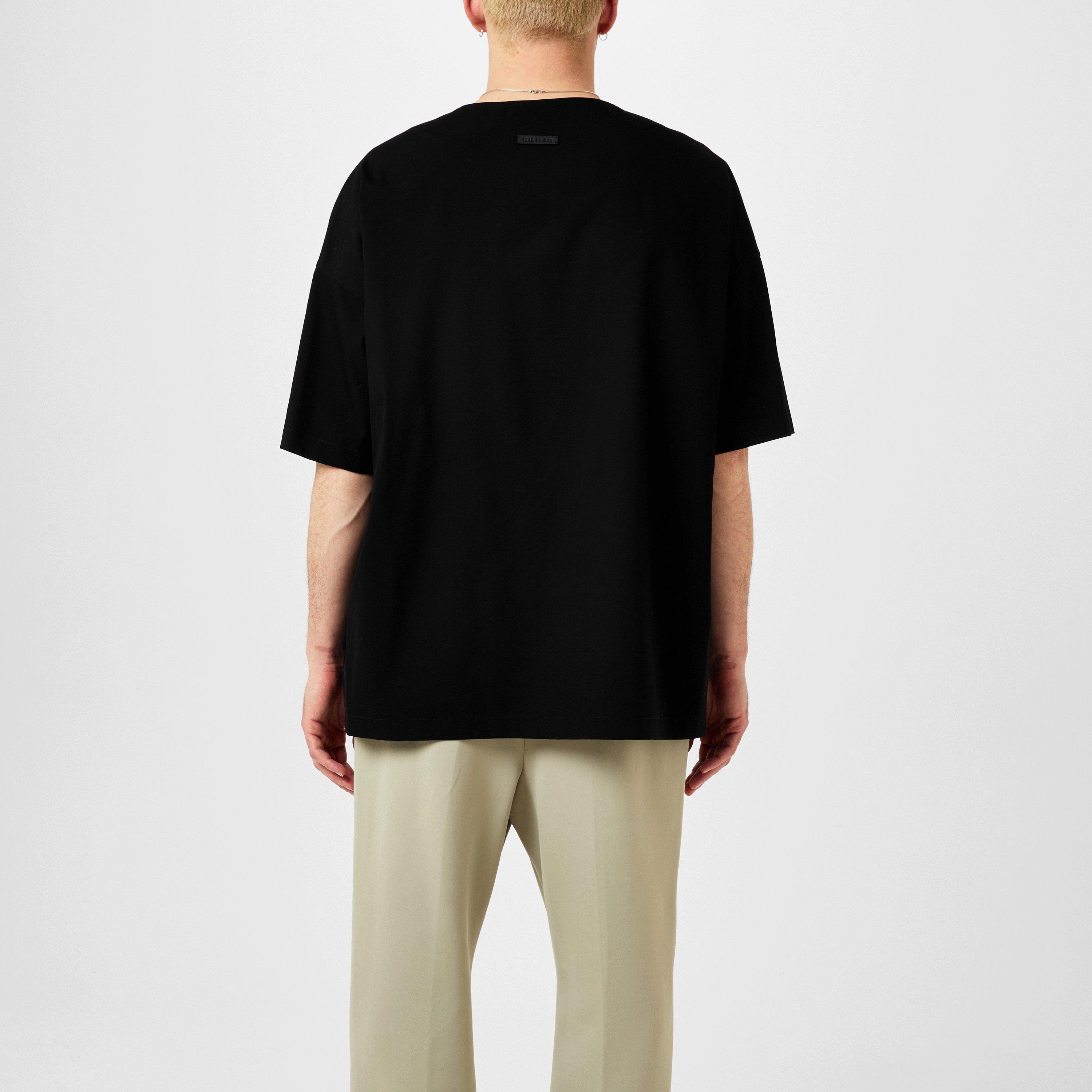 Black - Fear Of God - Straight T-Shirt - 3