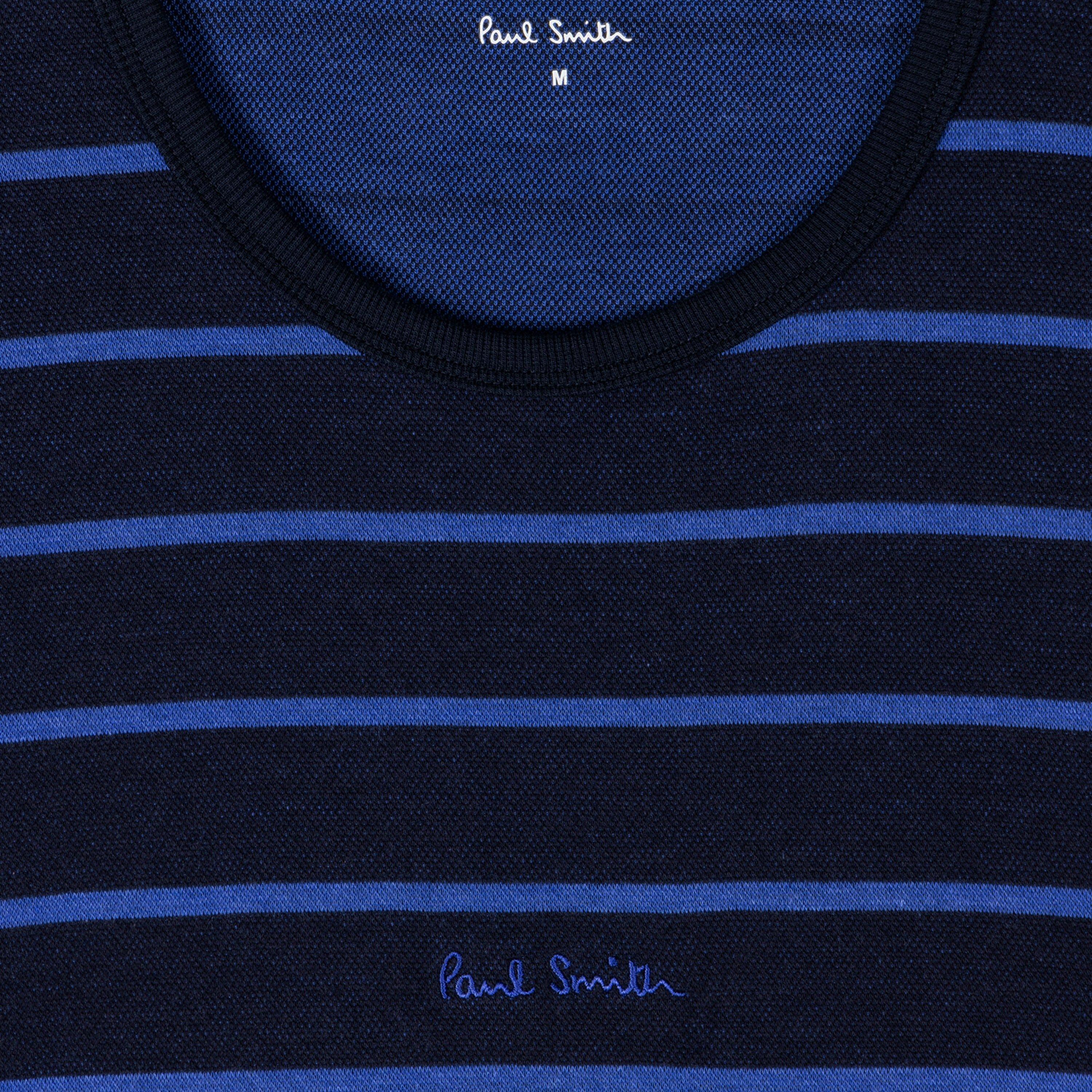 Blue 48 - Paul Smith - Stripe Longe T-Shirt - 6