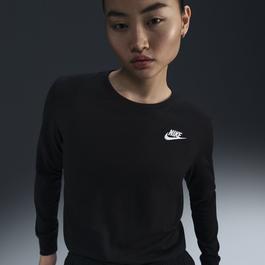 Nike Club Long Sleeve Top Womens