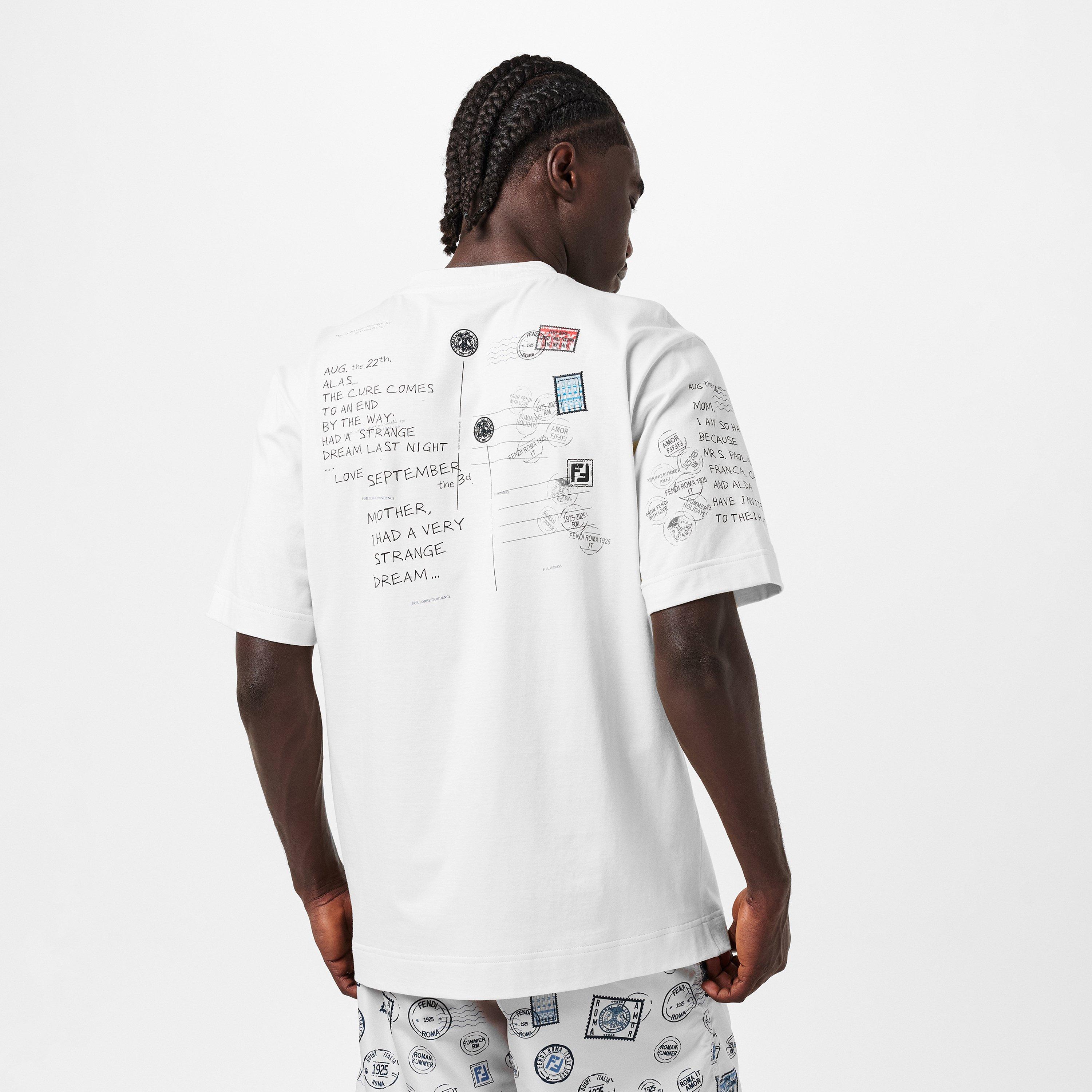 White - Fendi - Men's Postcard T-Shirt - 4