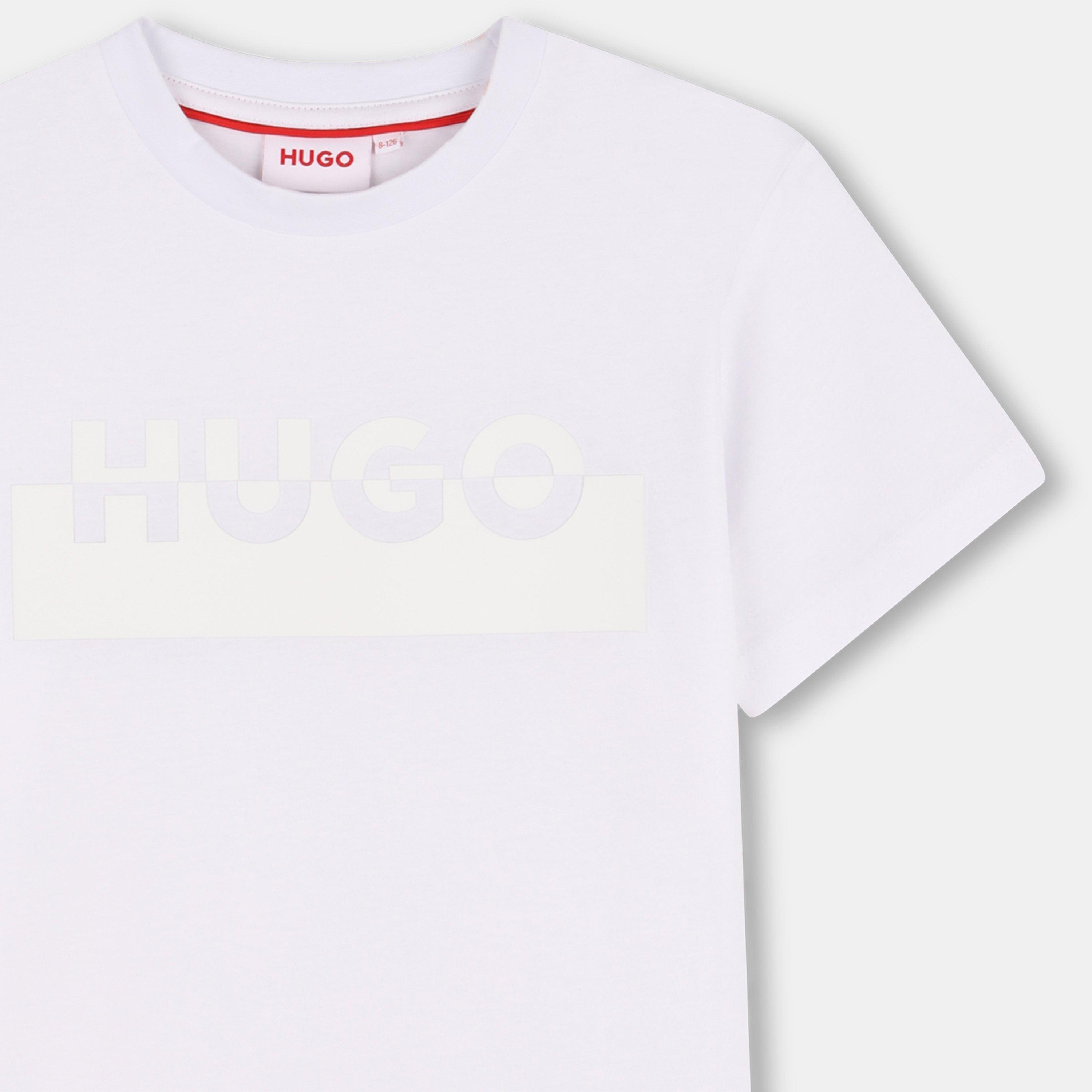 White 10P - Hugo - Kids Regular Fit T-Shirt - 3