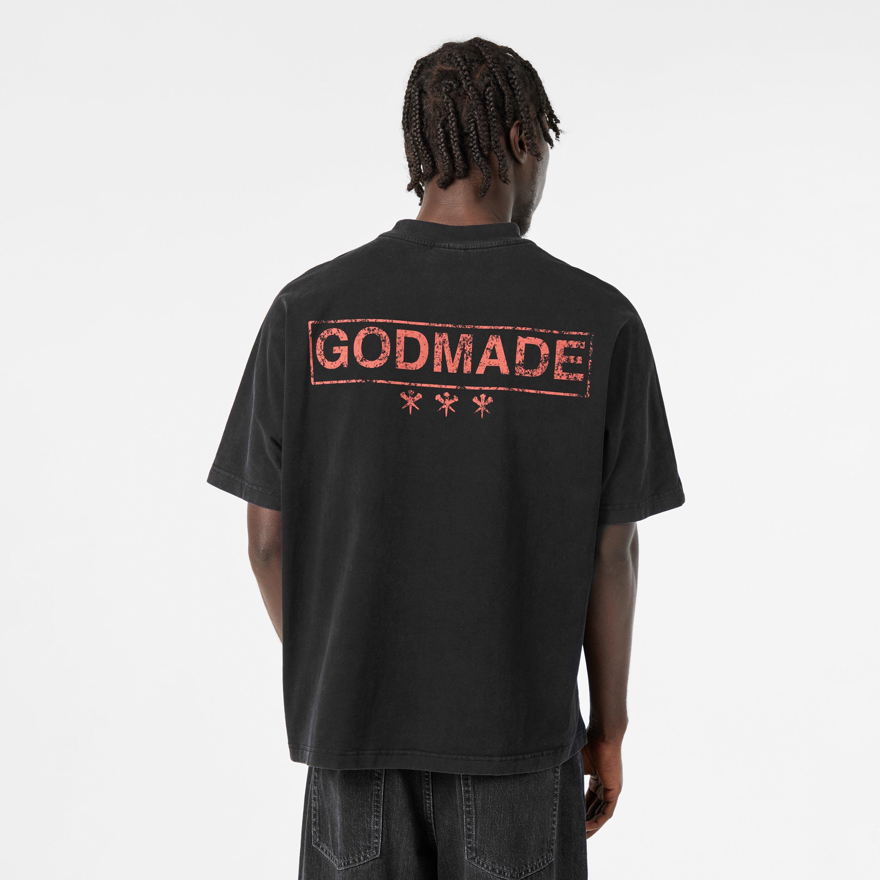 Black - God Made - Men's Knockout Regular Fit T-Shirt - 4