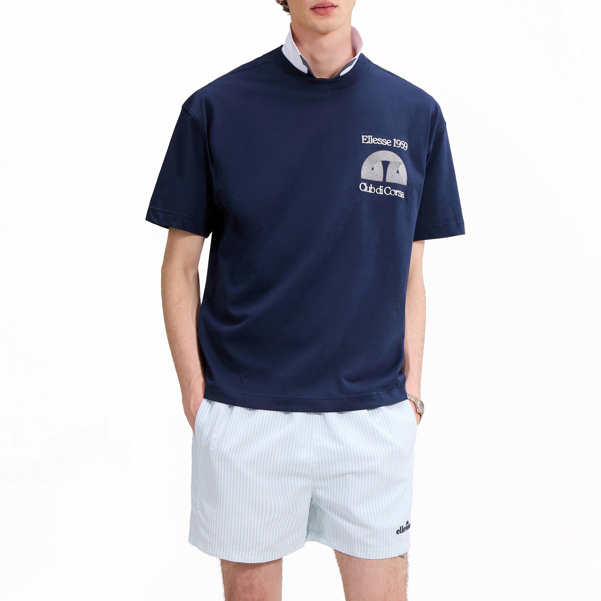 Marineblauw - Ellesse - Men's T-Shirt - 3