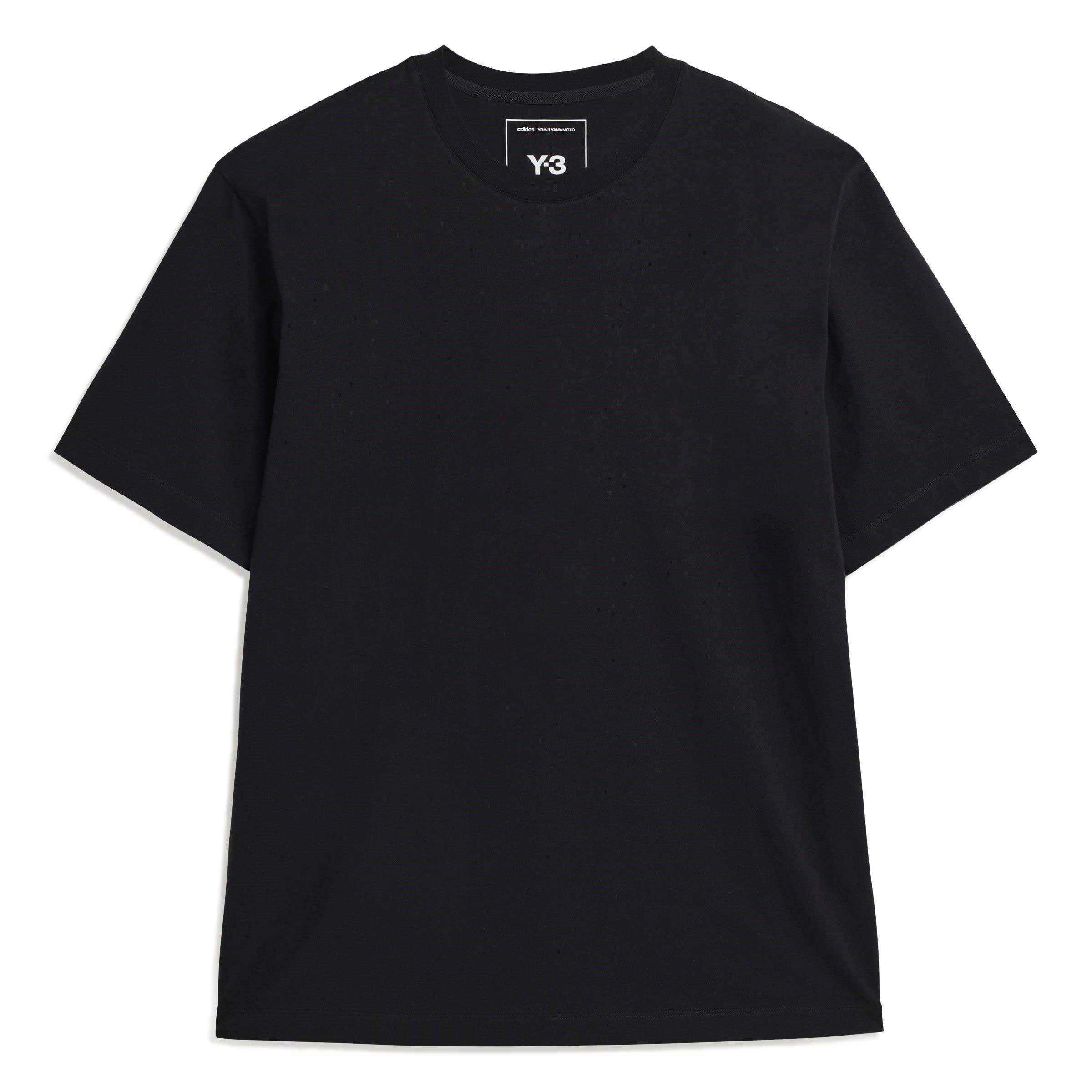 Black - Y3 - Men's Regular Fit T-Shirt - 2