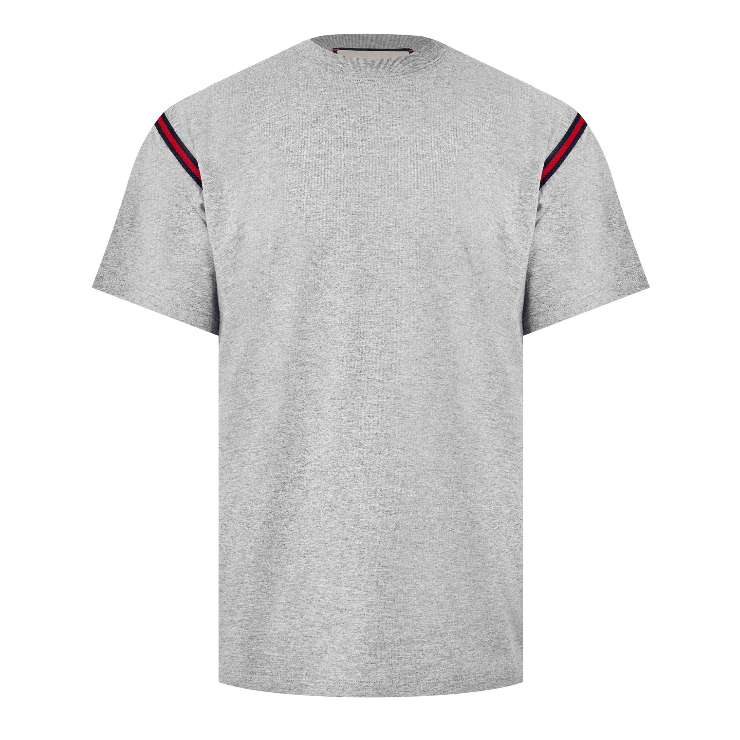 Grey Melange - Gucci - Web T-Shirt - 1