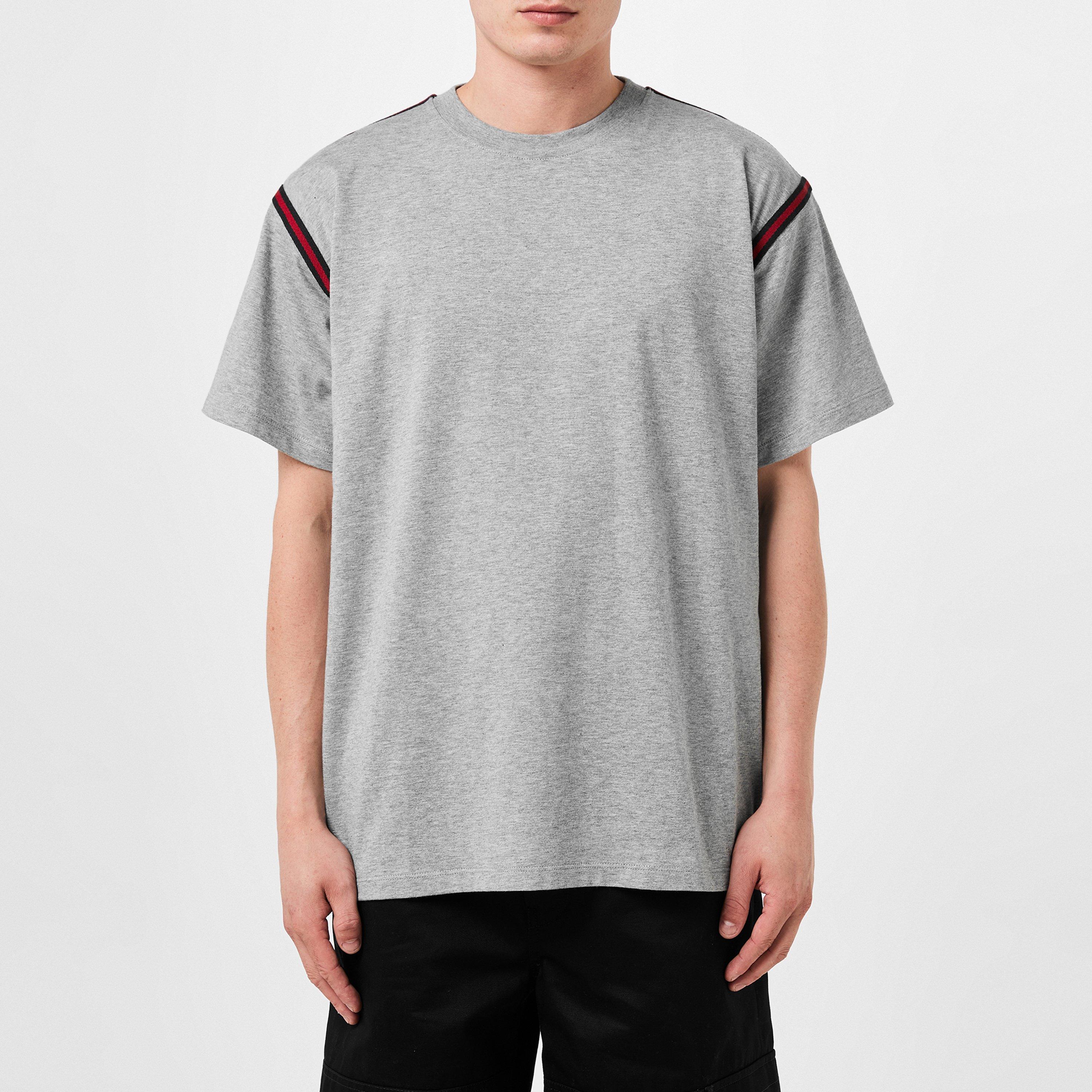 Grey Melange - Gucci - Web T-Shirt - 3