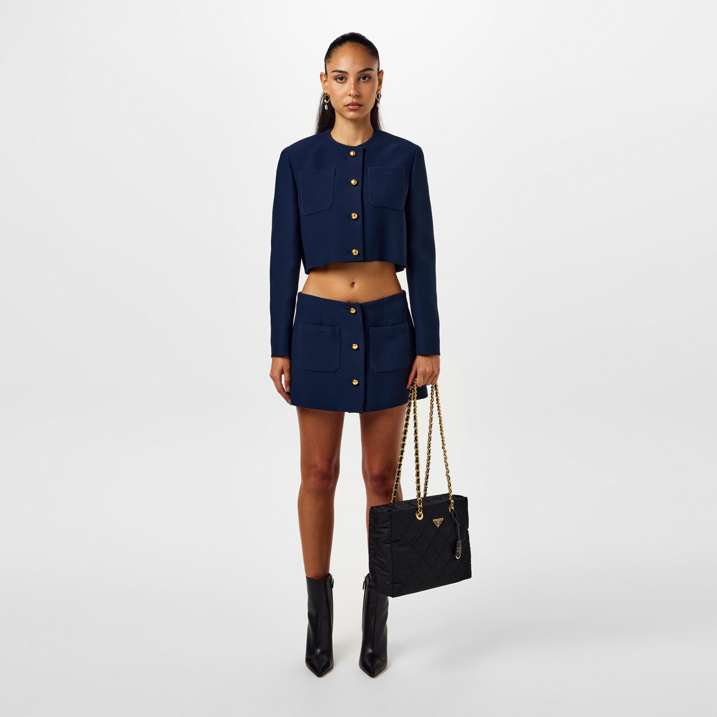 Bleu - Prada - Tricotine Miniskirt - 6