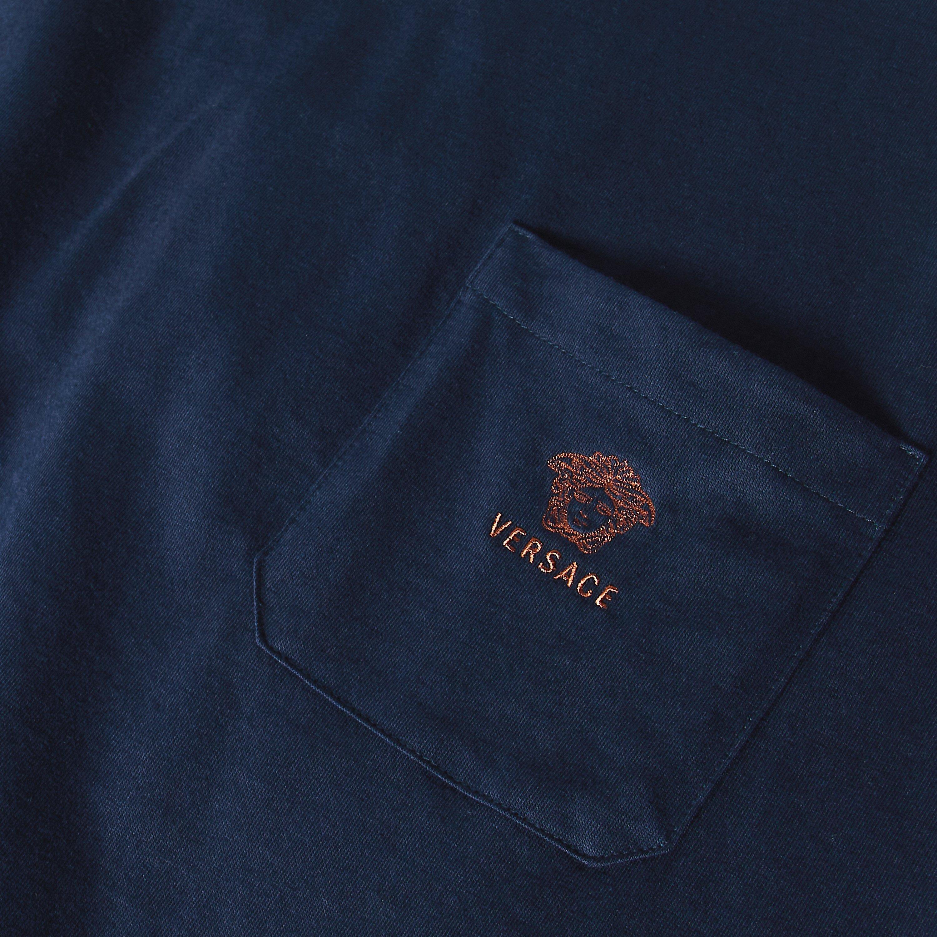 Navy - Versace - Versace Medusa JrsyT Sn62 - 5