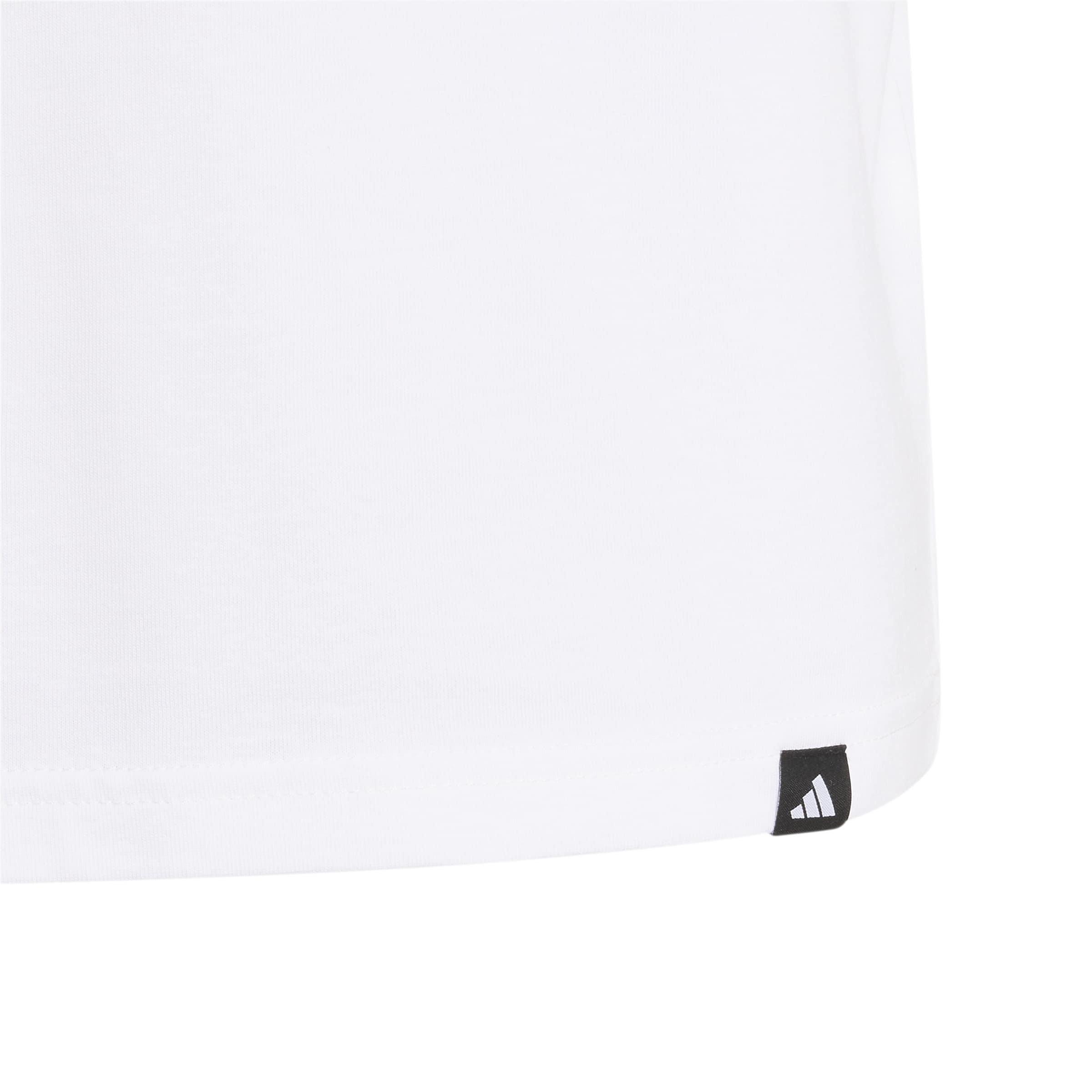 White - adidas - Adidas Sports Tee Jn64 - 5