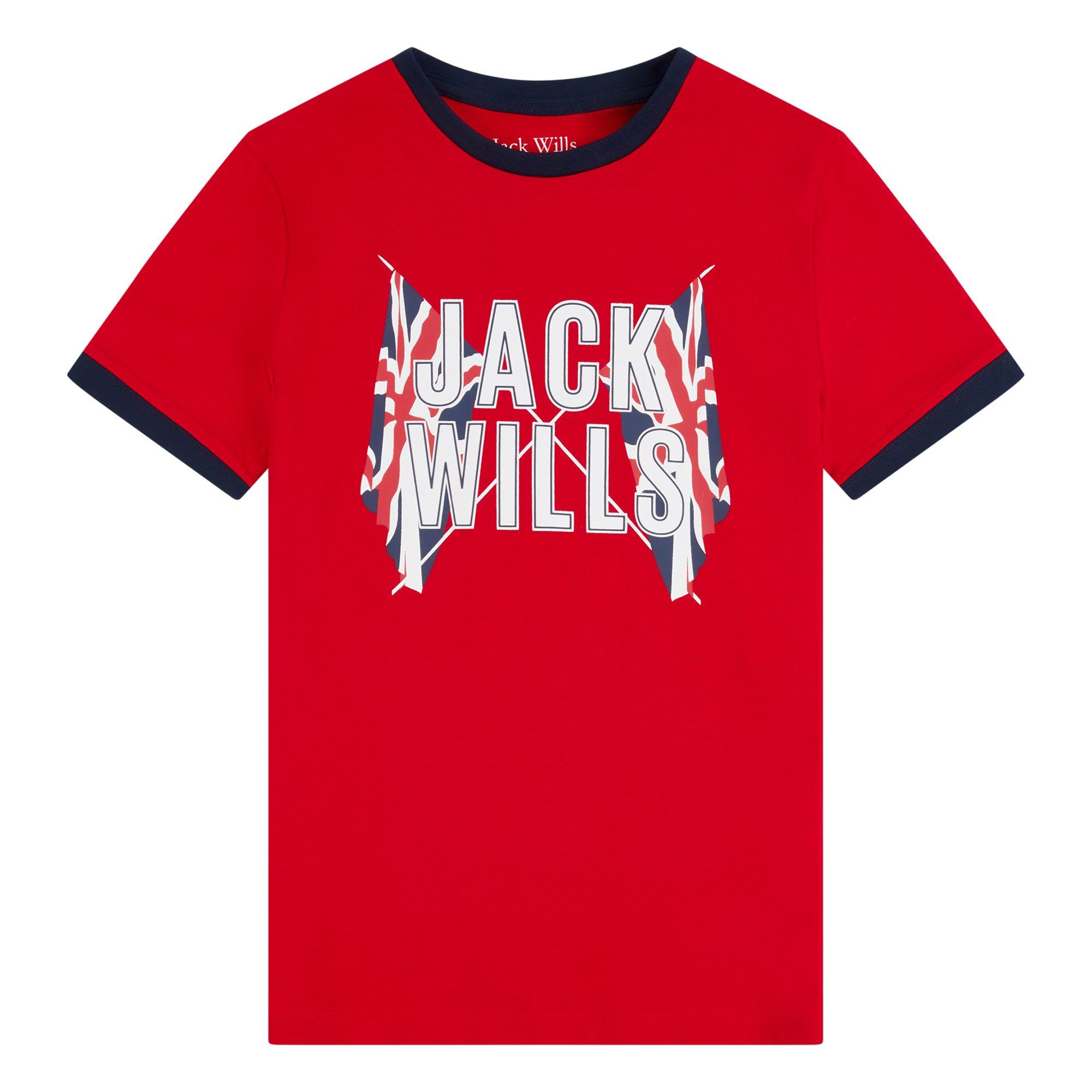 Jack Wills JW GBR Ringer Tee Jn99