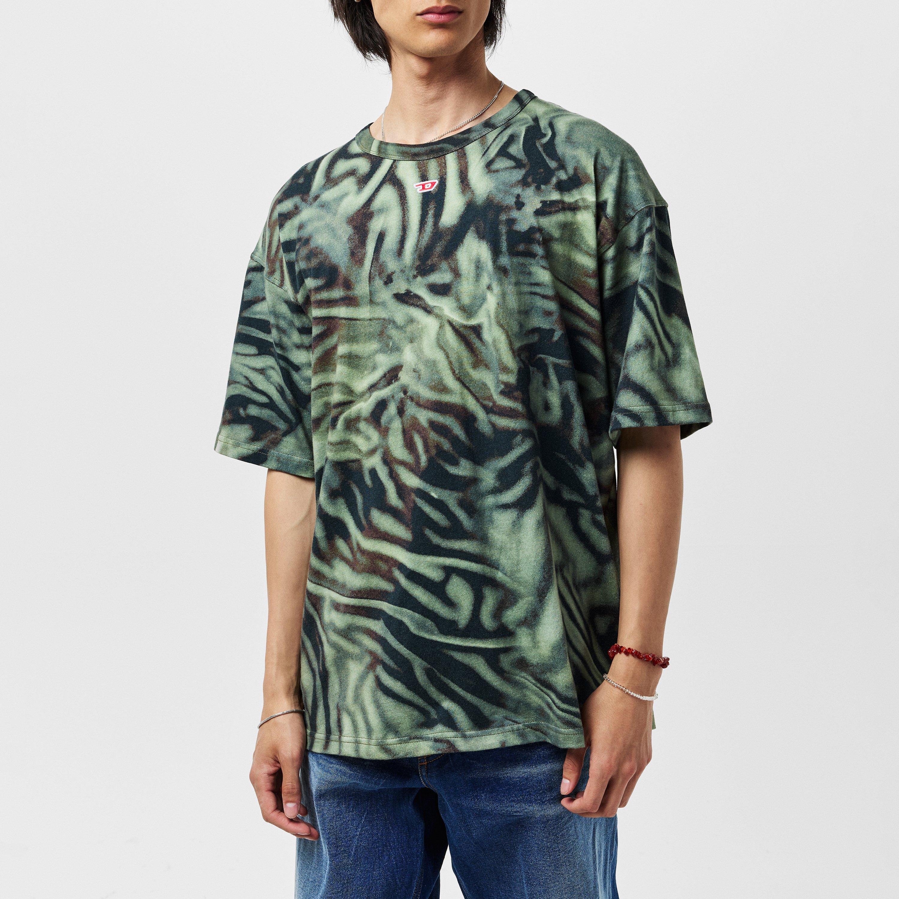 Multicolor - Diesel - Men's Regular Fit T-Shirt - 3