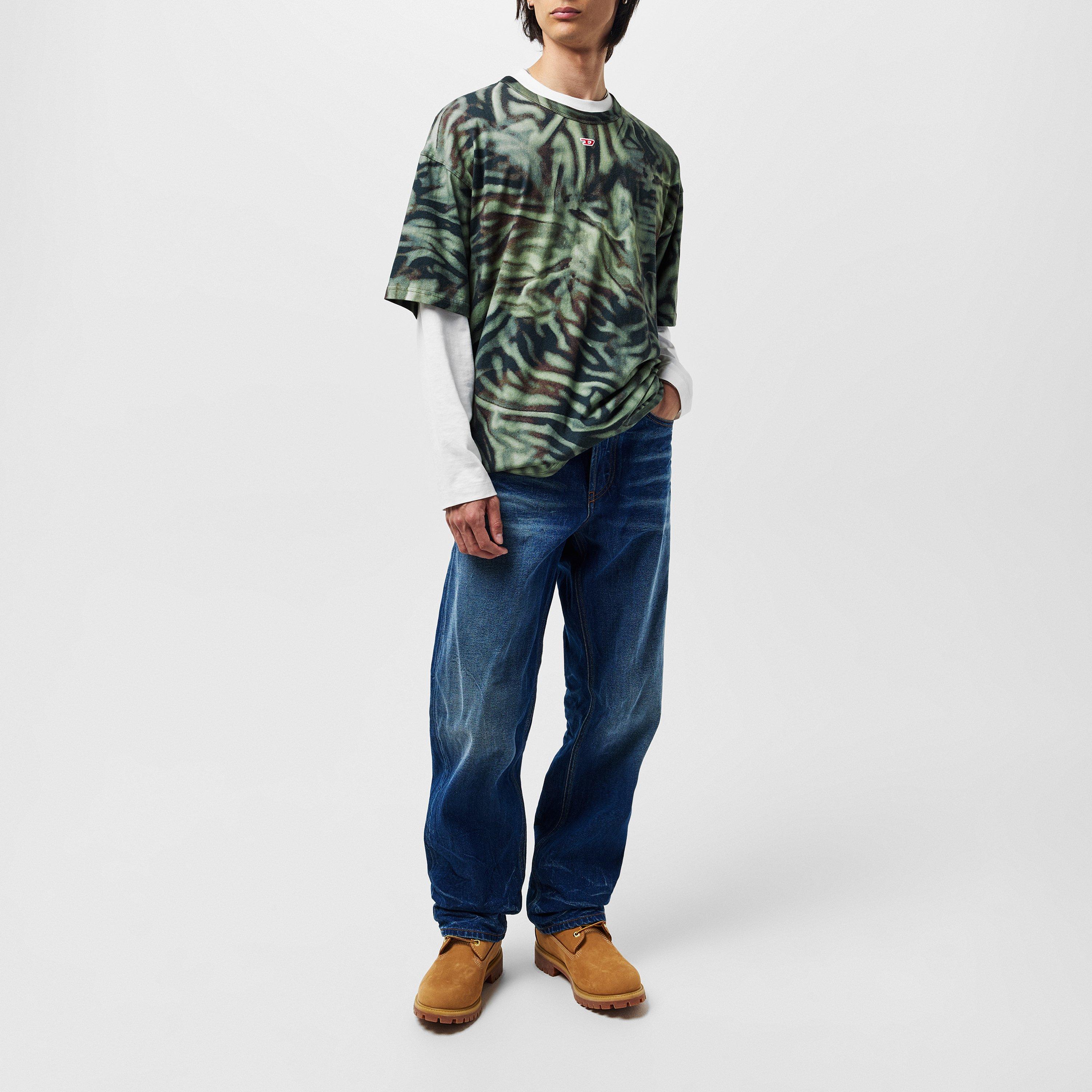 Multicolor - Diesel - Men's Regular Fit T-Shirt - 6