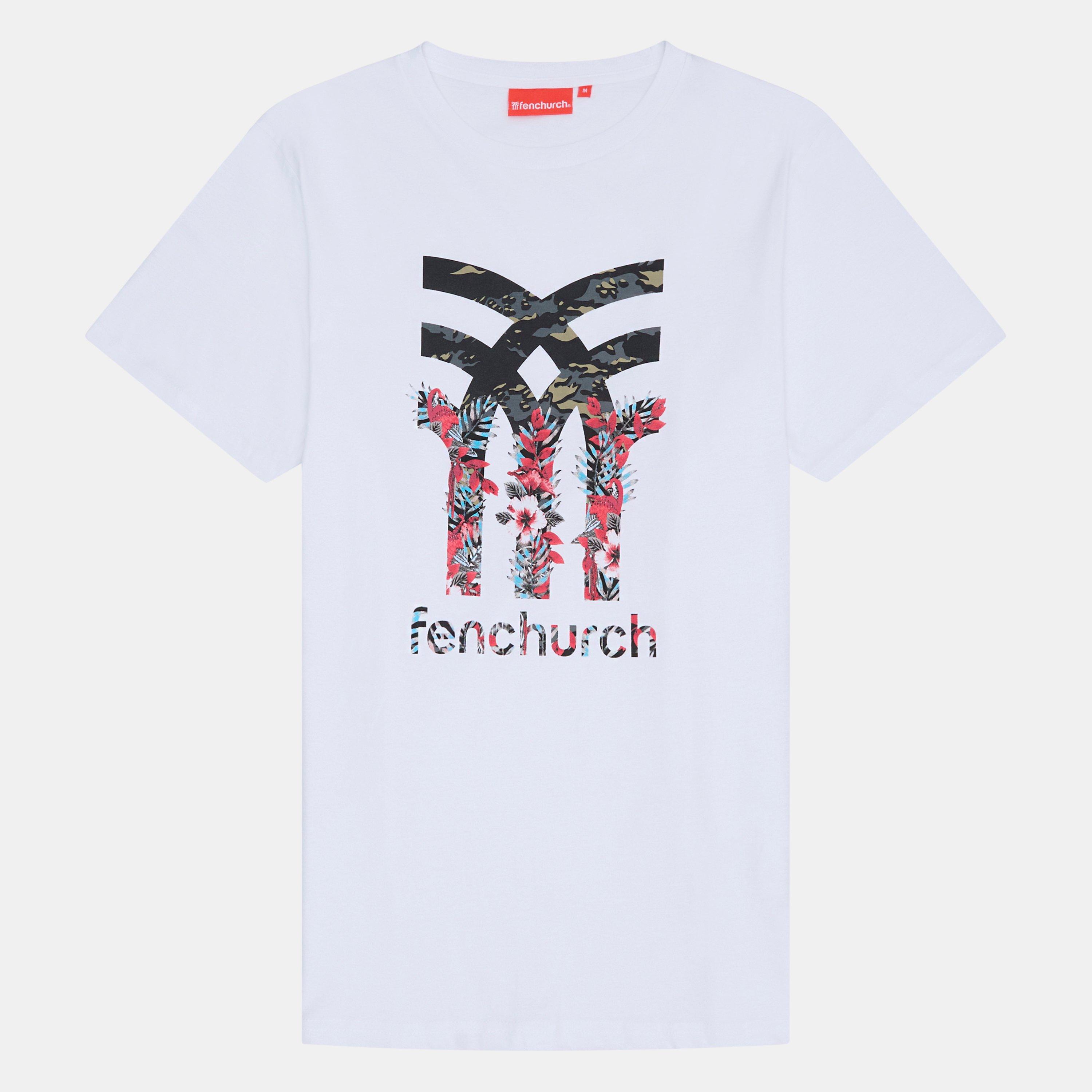 White - Fenchurch - Men's Prinevil Regular Fit T-Shirt - 1