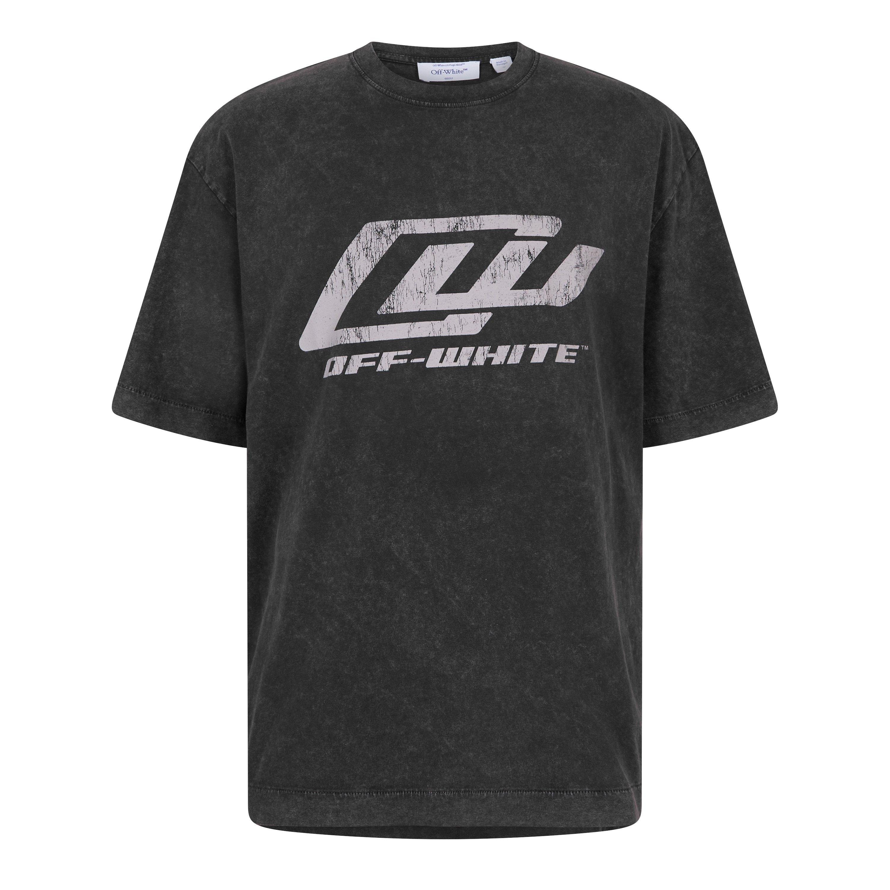 Off White Men's Oversized T-Shirt - Black 0001 - S