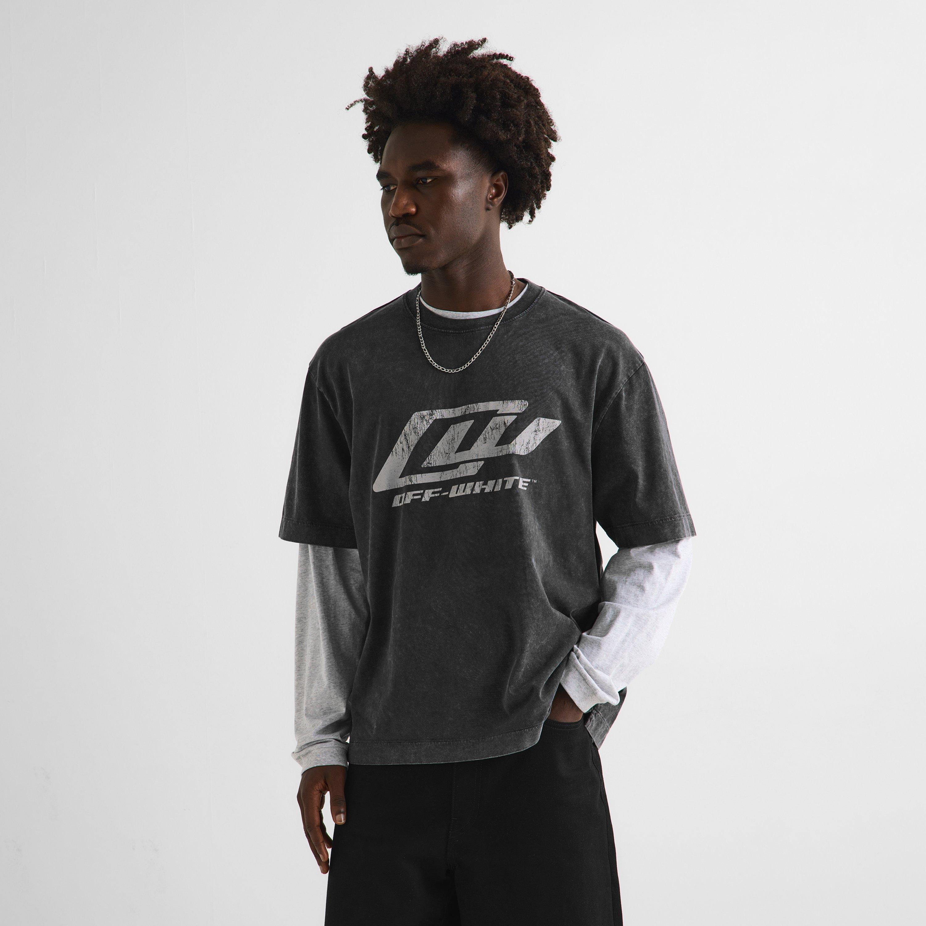 Black 0001 - Off White - Men's Oversized T-Shirt - 3