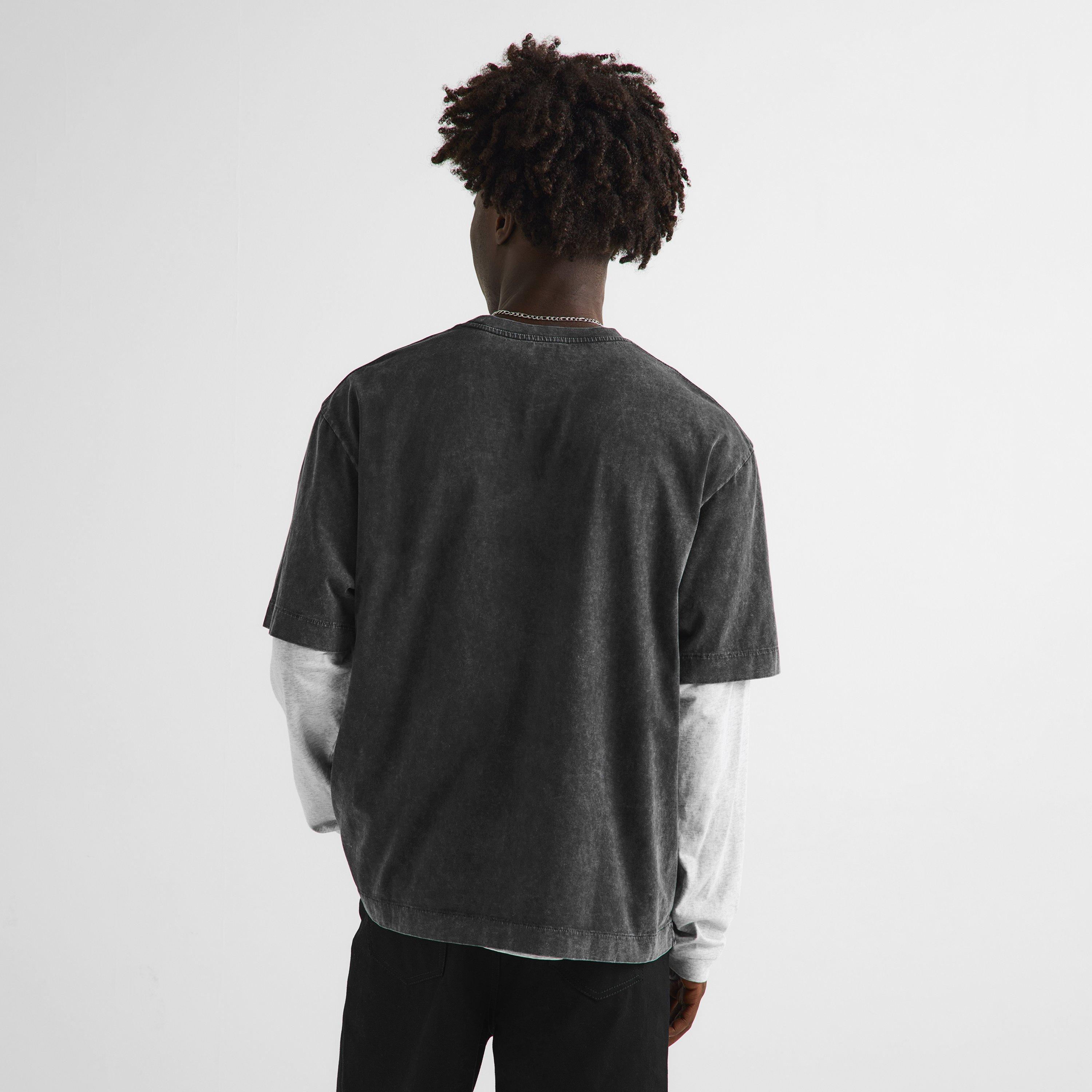 Black 0001 - Off White - Men's Oversized T-Shirt - 4