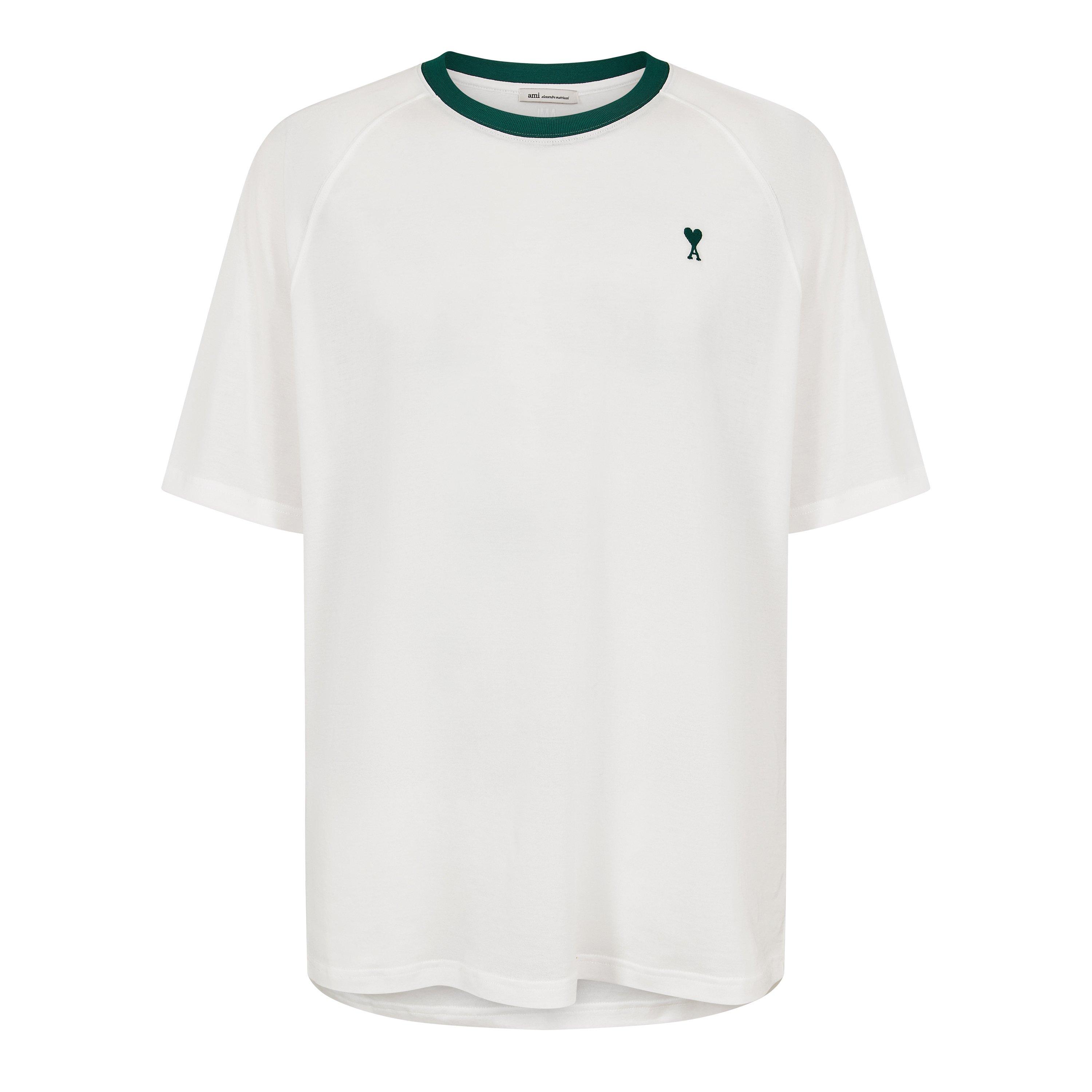 White - Ami Paris - Men's T-Shirt - 1