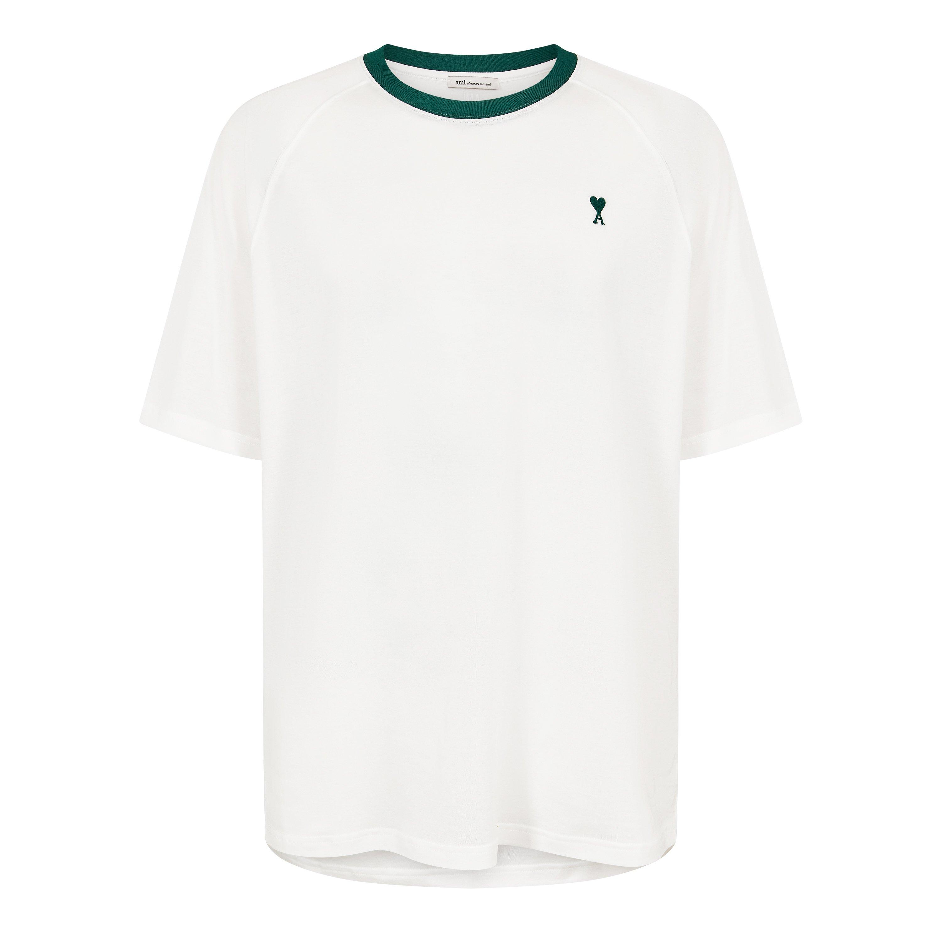 White - Ami Paris - Men's T-Shirt - 1