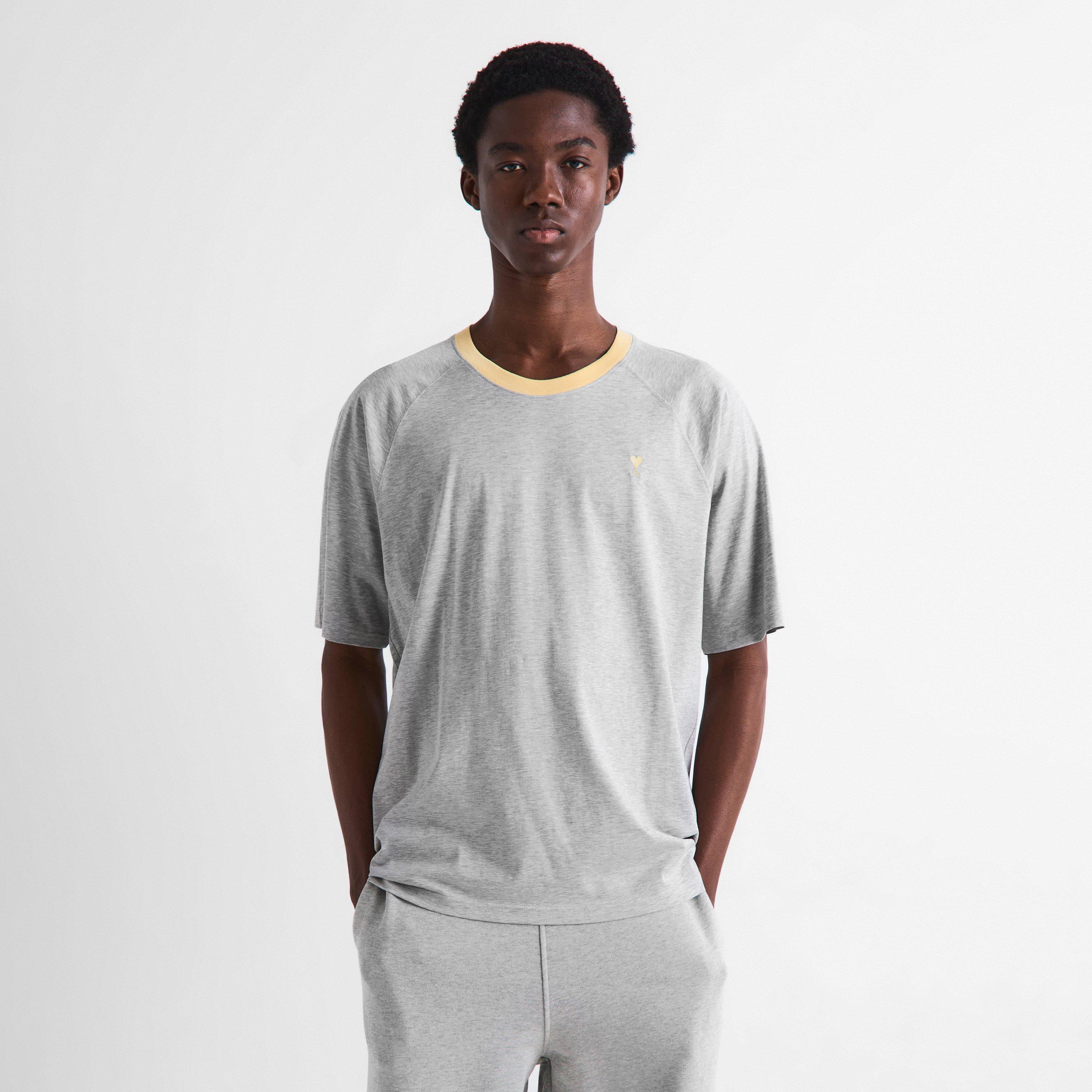 Grey - Ami Paris - Men's T-Shirt - 3