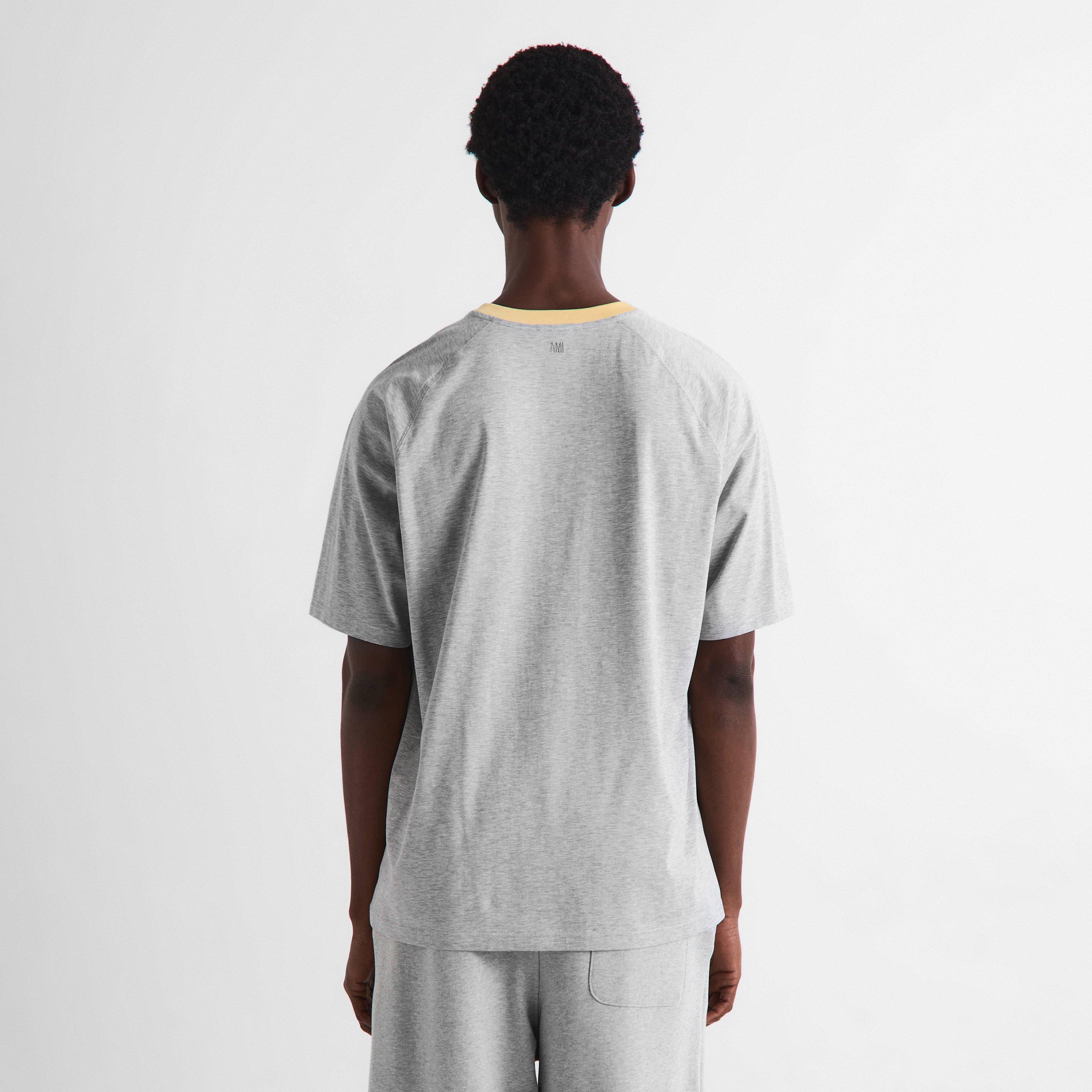 Grey - Ami Paris - Men's T-Shirt - 4
