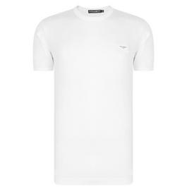 Dolce and Gabbana Logo Plaque T Shirt