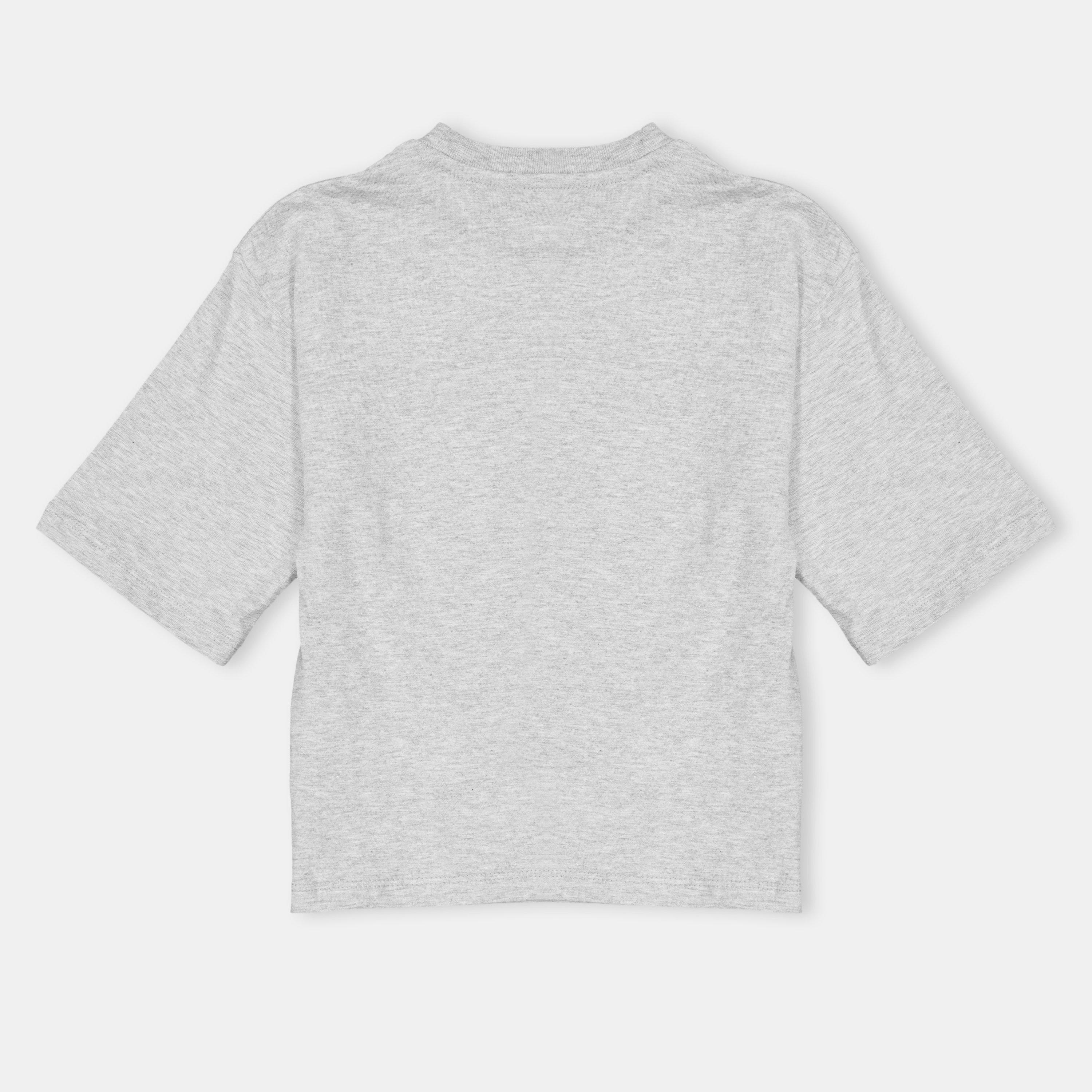 Light Grey - Zadig and Voltaire - Kids' Rhinestone Regular Fit T-Shirt - 2