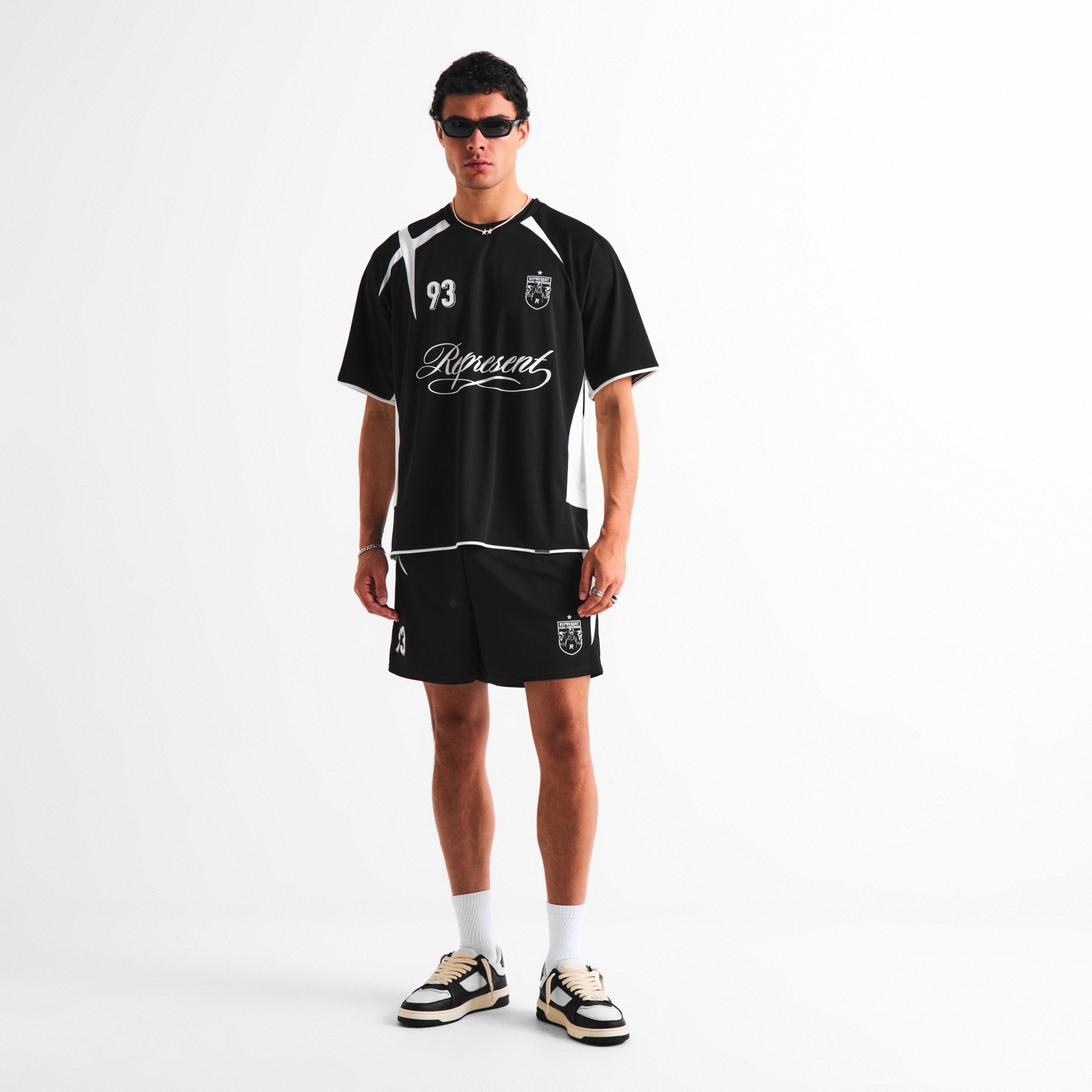 Jet Black - Represent - Mens Star Football Shirt - 6
