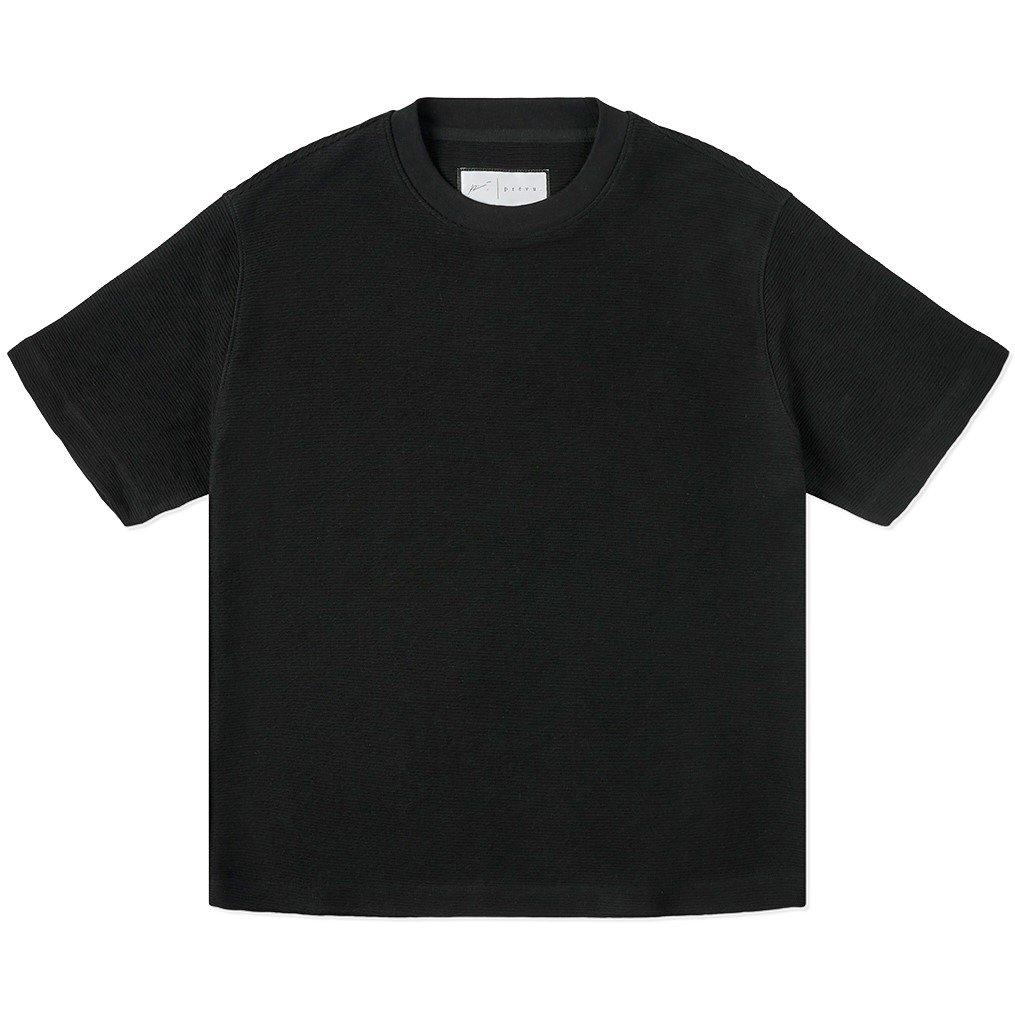 Prevu Men's Ottoman T-Shirt - Black 001 - 3X Large