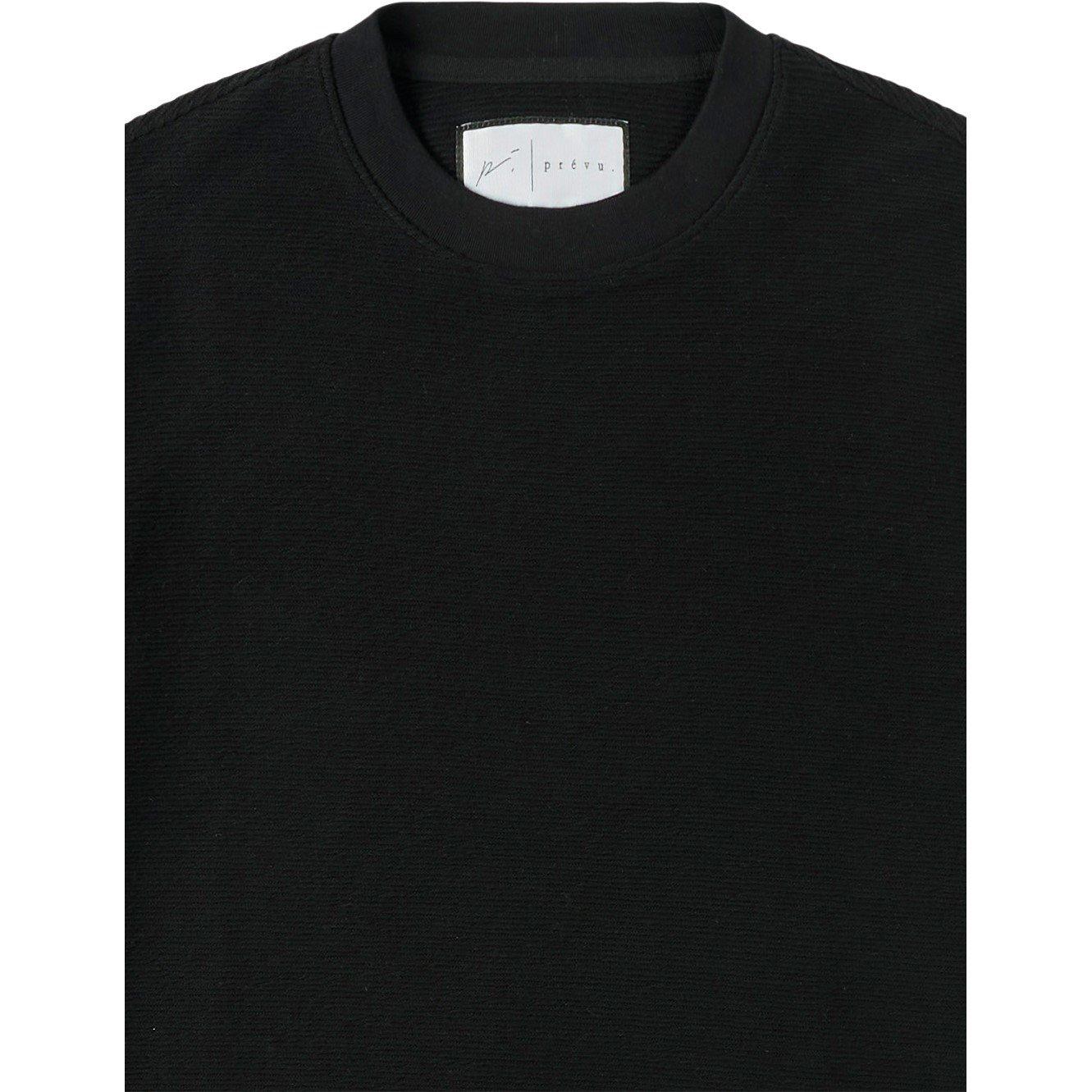 Black 001 - Prevu - Ottoman T-Shirt - 3