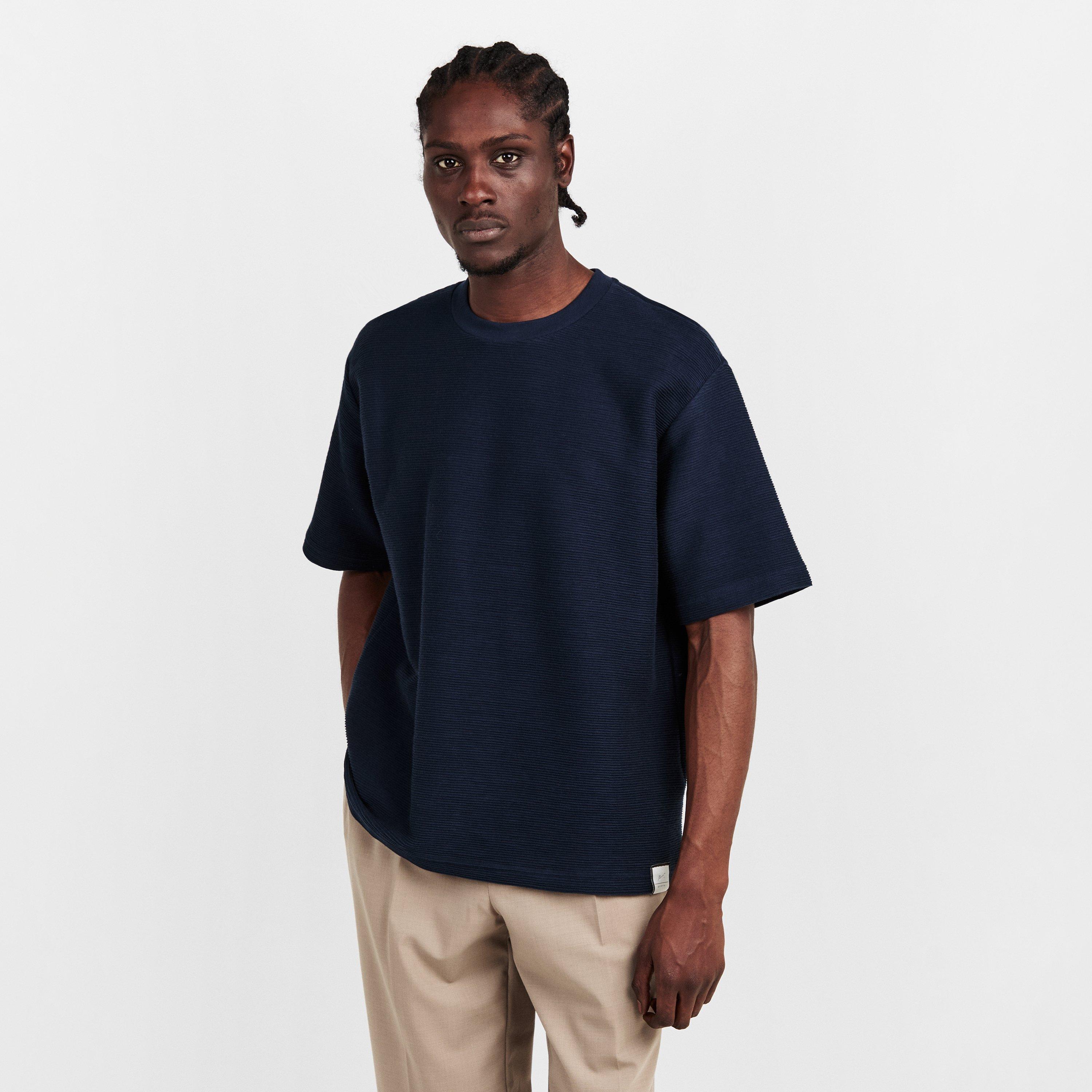 Navy 002 - Prevu - Ottoman T-Shirt - 3