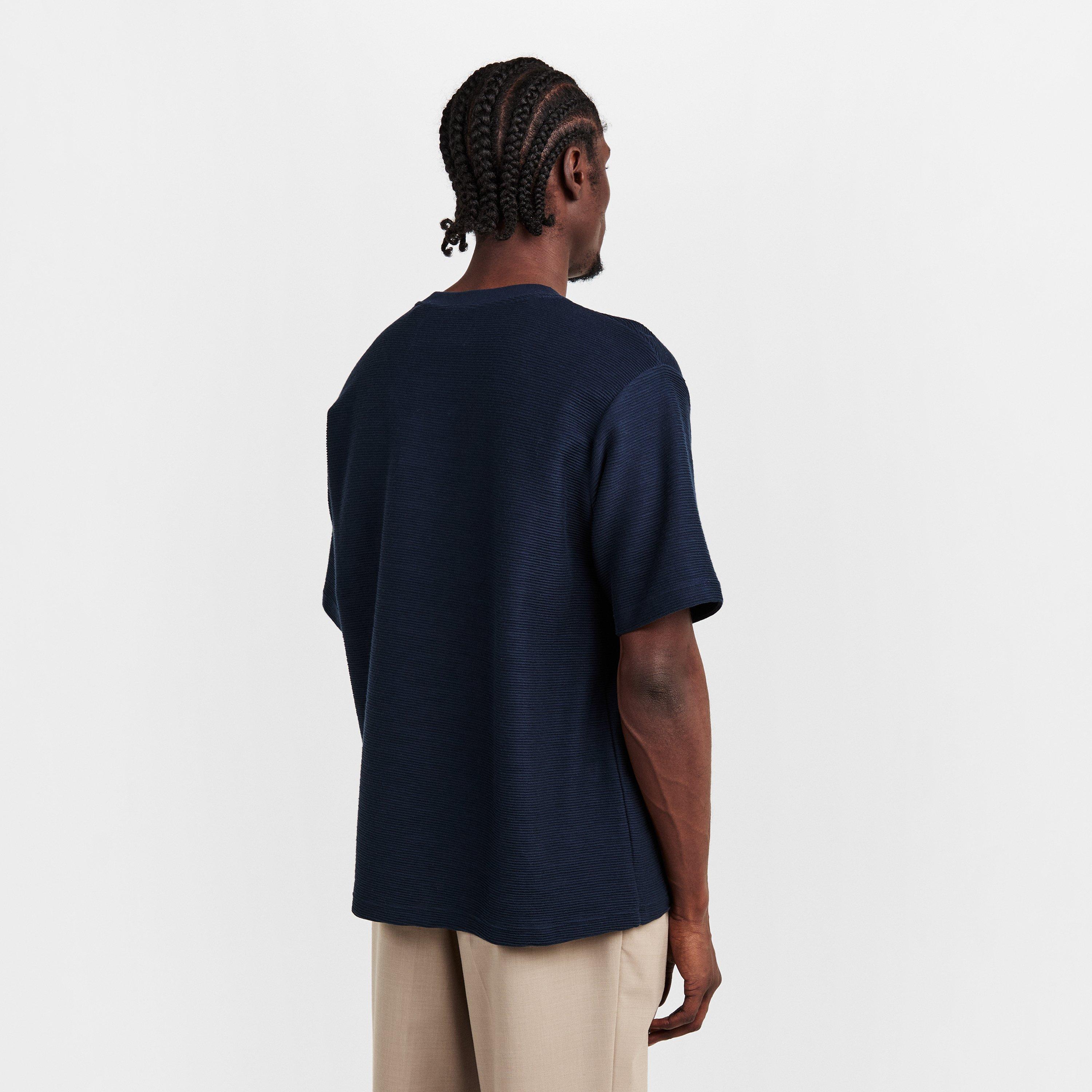 Navy 002 - Prevu - Ottoman T-Shirt - 4