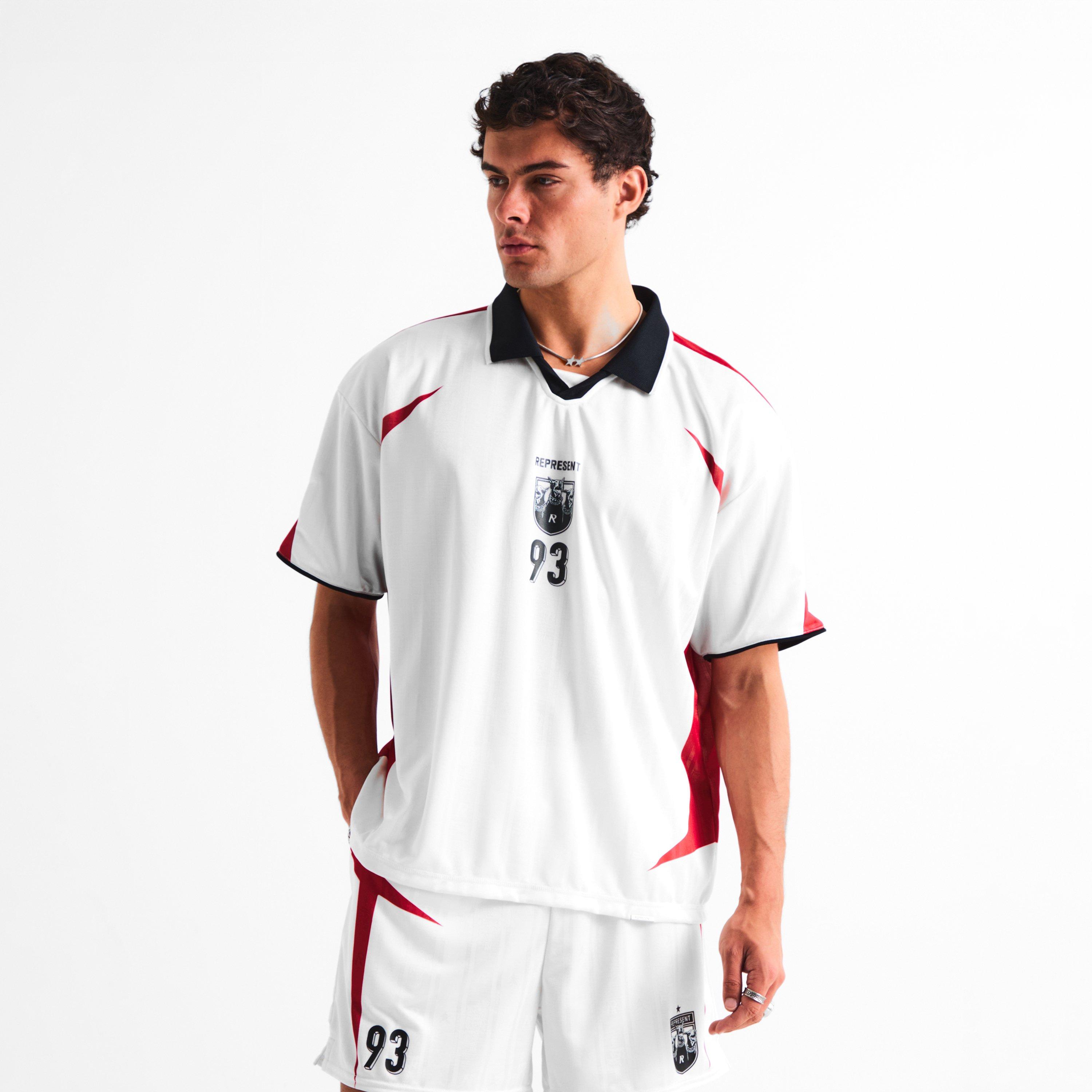 Flat White - Represent - Mens Spike Football Shirt - 3