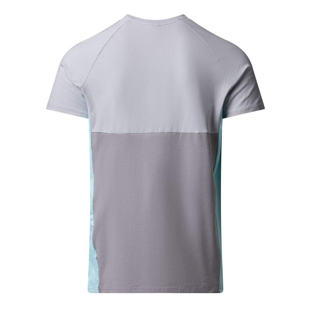 Grey/Grey/Seafm - Gym King - Gym King Contrast Panel Jersey Tee - Urban Grey/Light Grey/Mint - 2