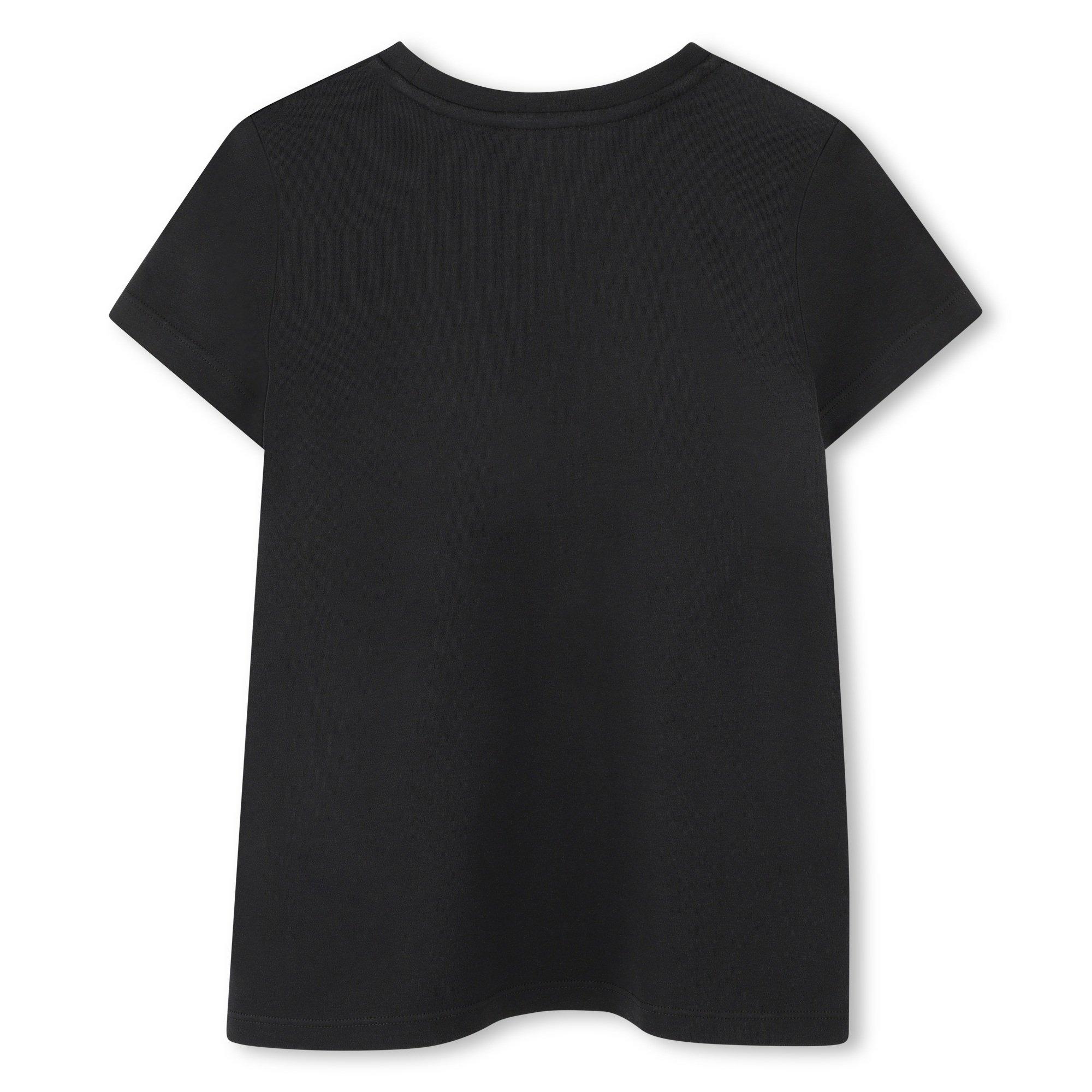 Black - Sonia Rykiel - Kids' Logo Regular Fit T-Shirt - 2