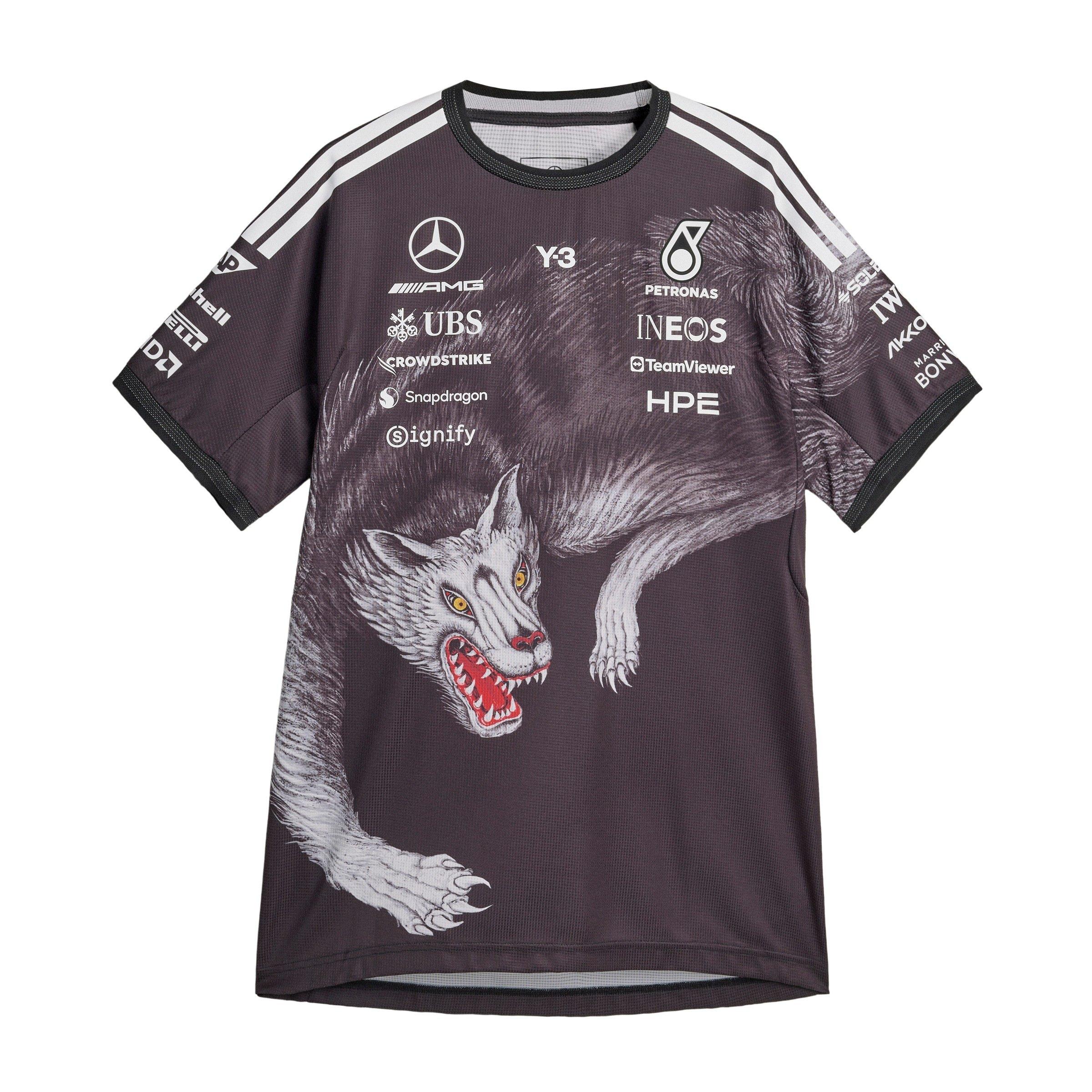 Black - Y3 - Mens x Mercedes AMG Short Sleeve Jersey - 1