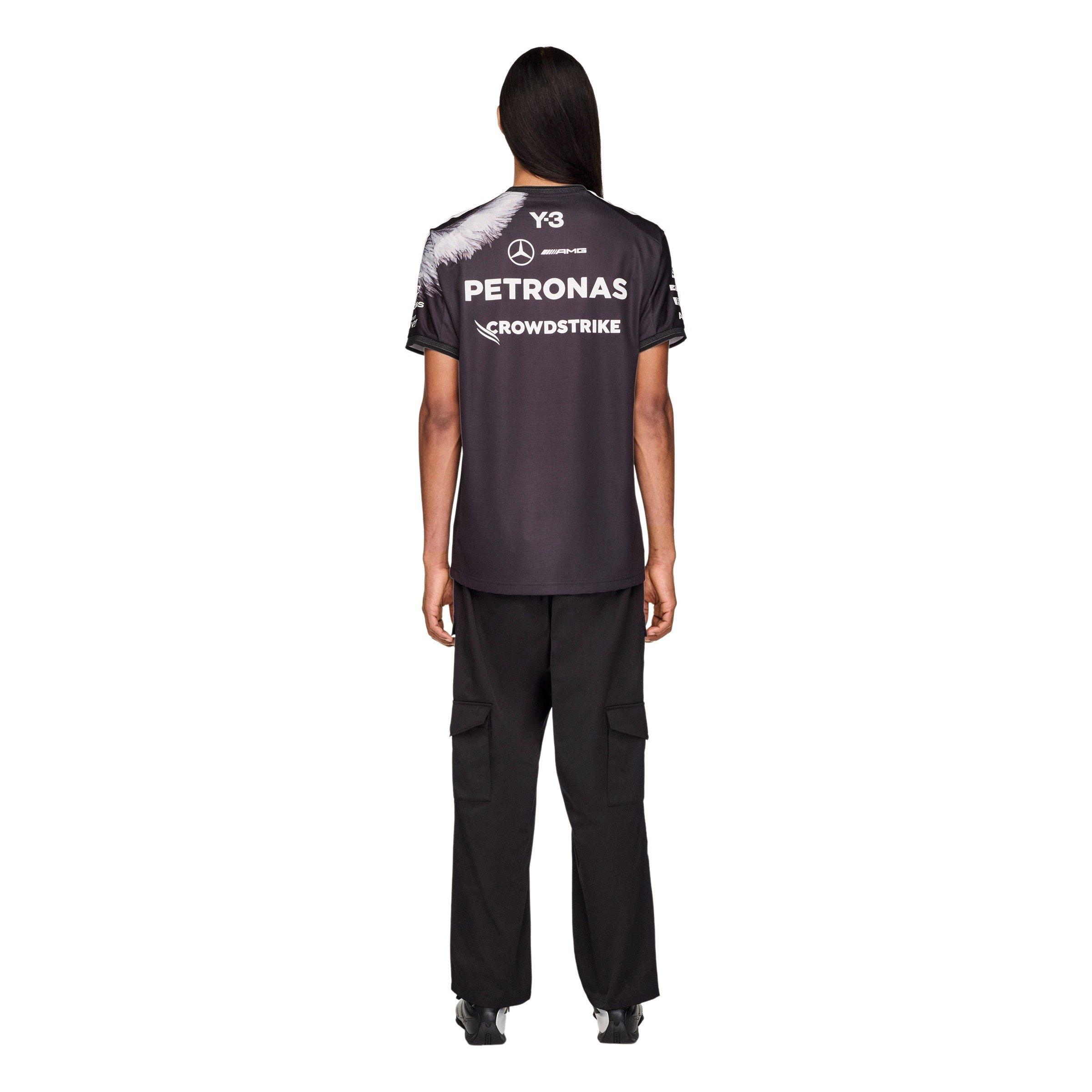 Black - Y3 - Mens x Mercedes AMG Short Sleeve Jersey - 4
